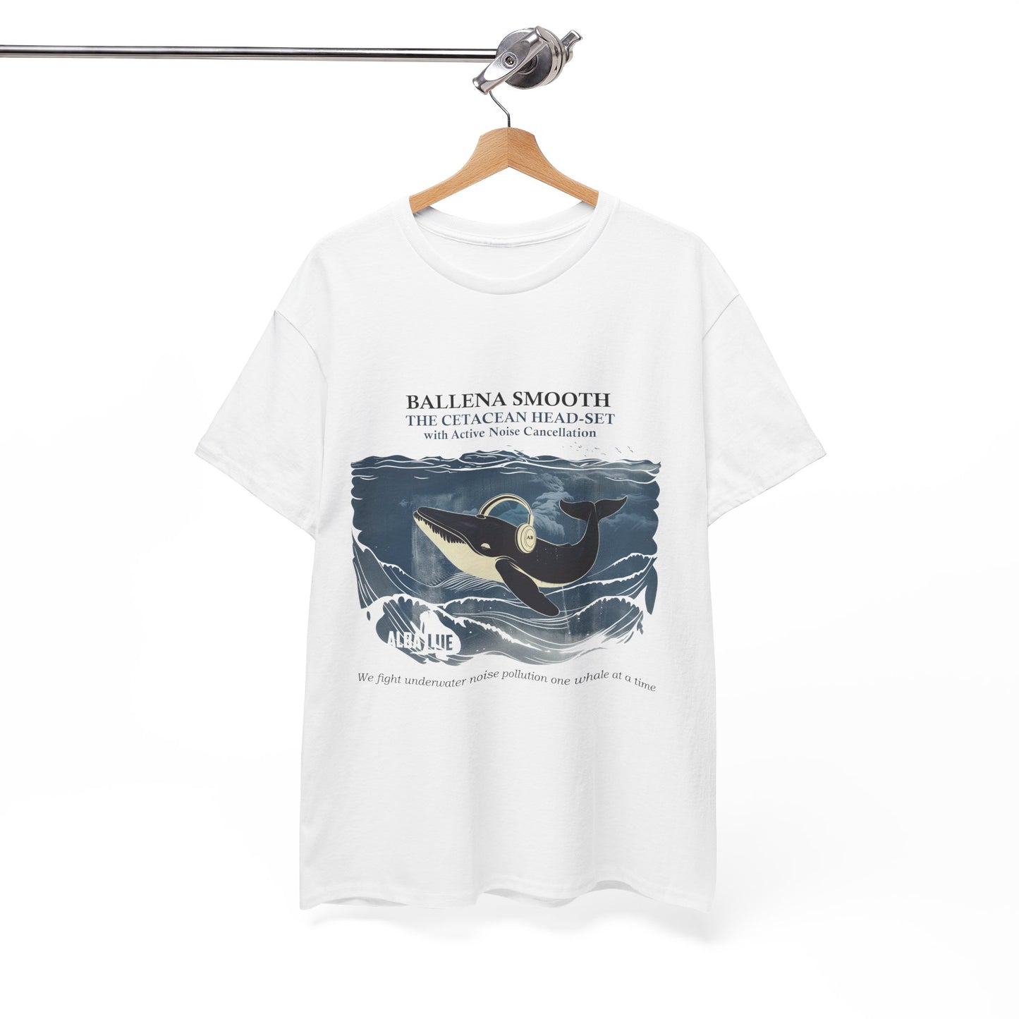 Whale Headphones - T-shirt
