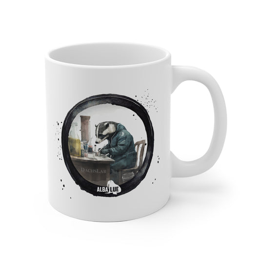 Badger in a Lab - Ceramic Mug