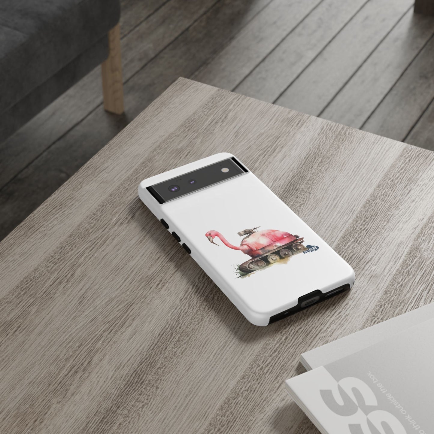 Phone Case — Flamingo Tank Illustration