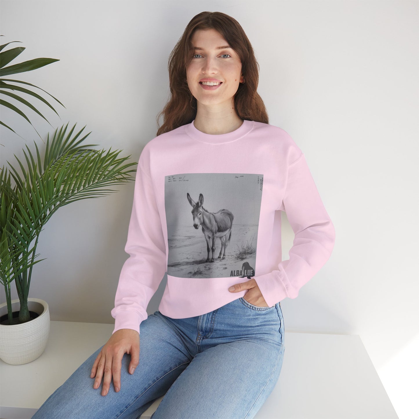 Donkey Lovers design - Crewneck Sweatshirt