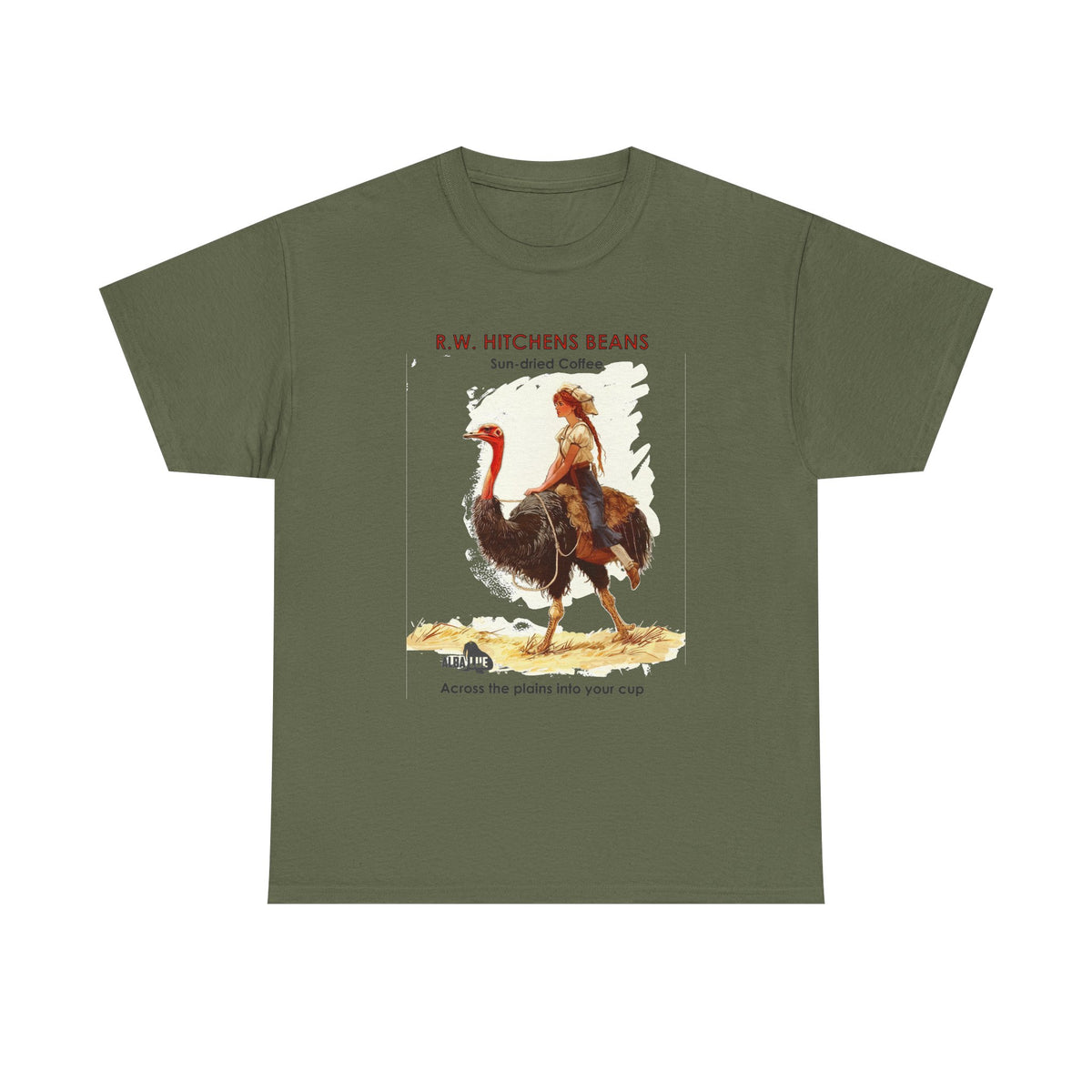 Vintage Ostrich Coffee Ad - T-Shirt