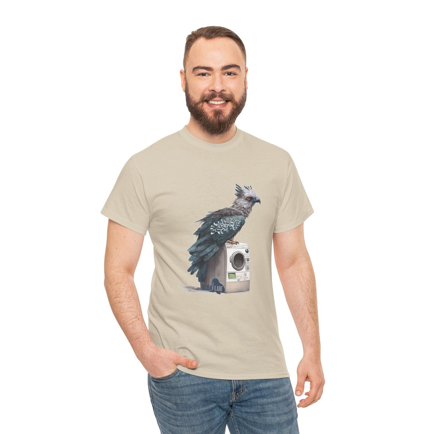 Harpy Eagle Sitting on a Washing Machine  - T-Shirt