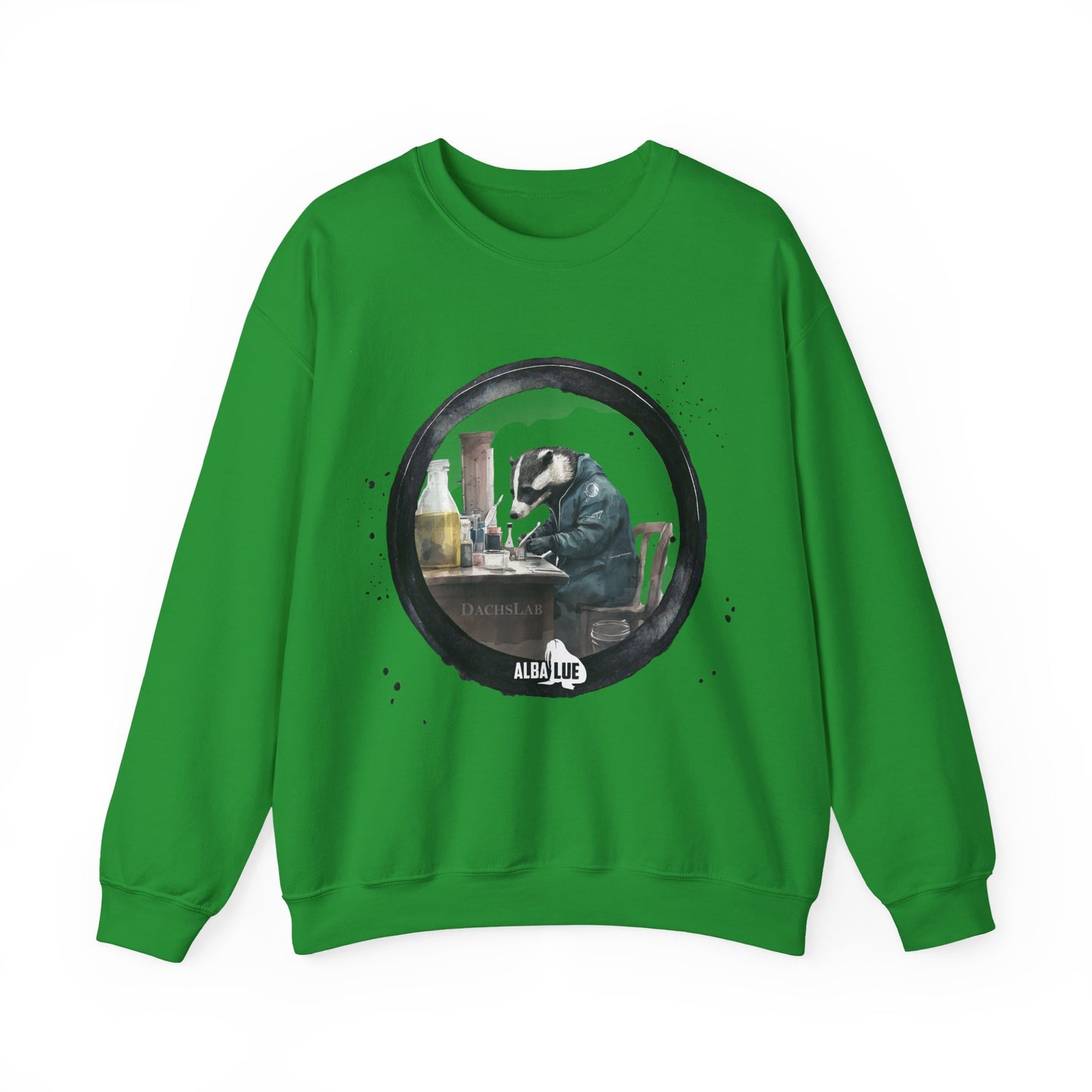 Badger in a Lab - Crewneck Sweatshirt