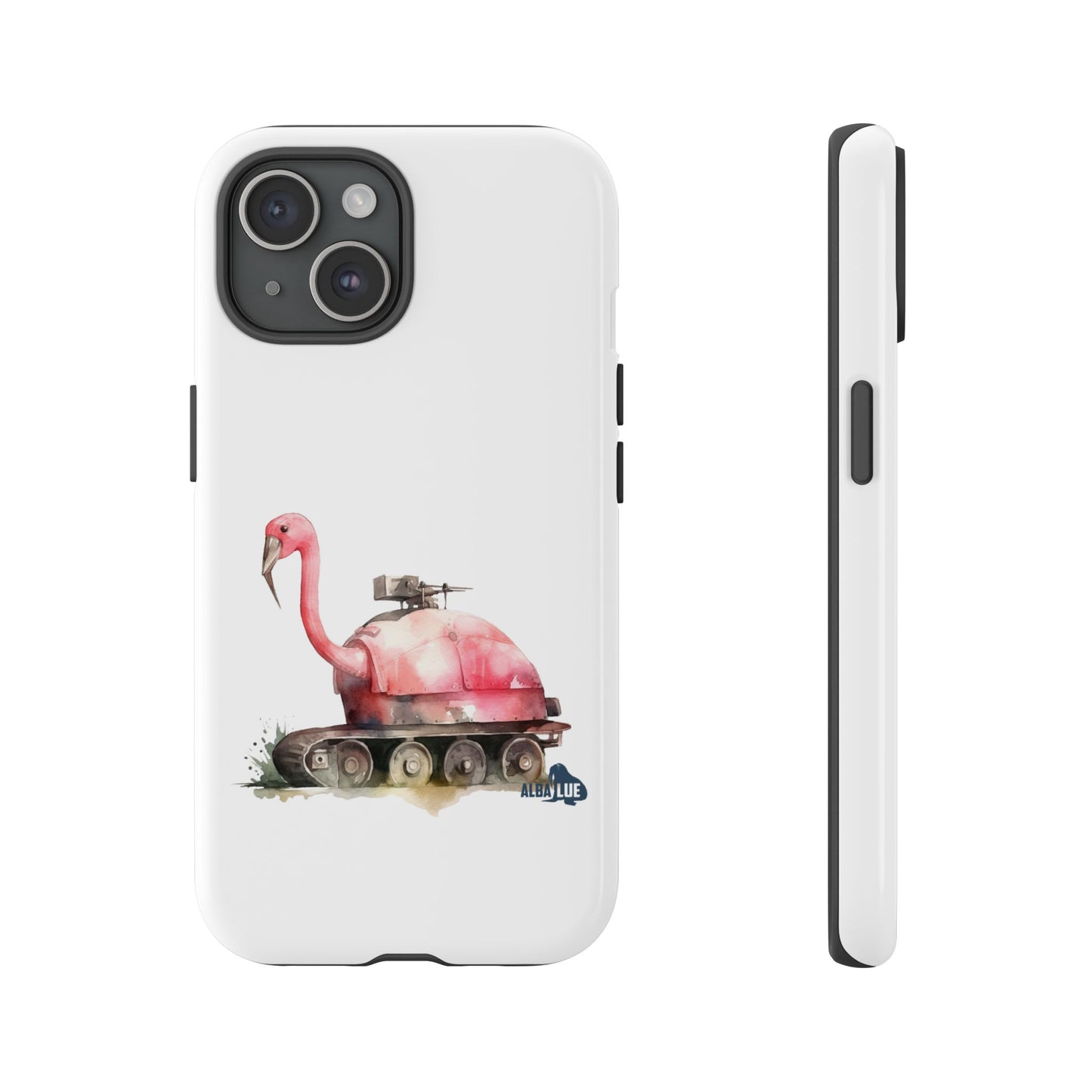 Phone Case — Flamingo Tank Illustration