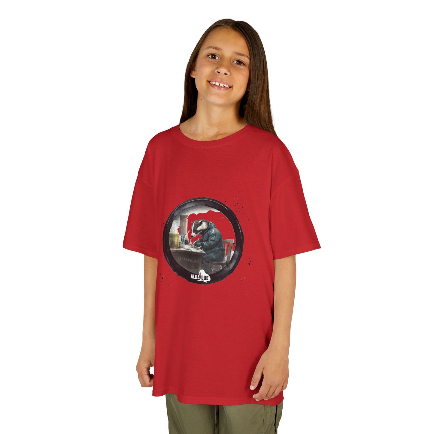 Badger in a Lab — Kids T-shirt