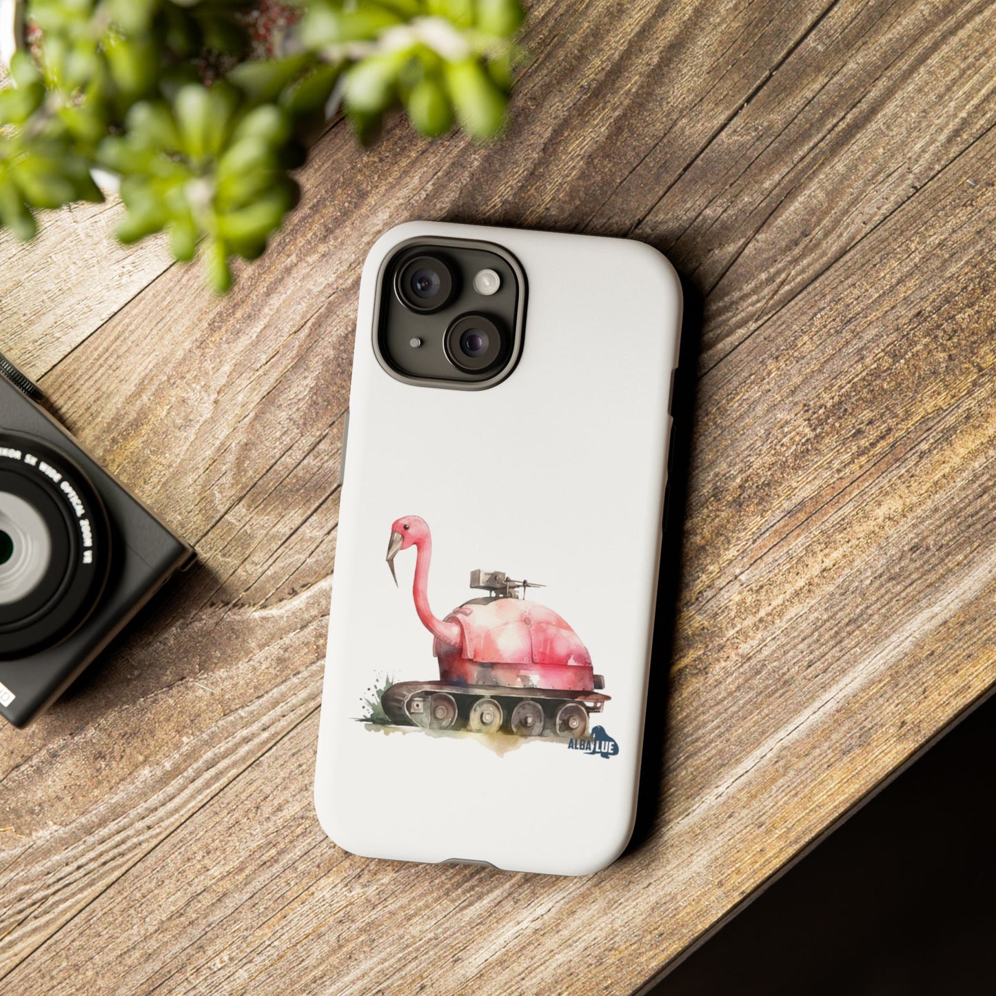 Phone Case — Flamingo Tank Illustration
