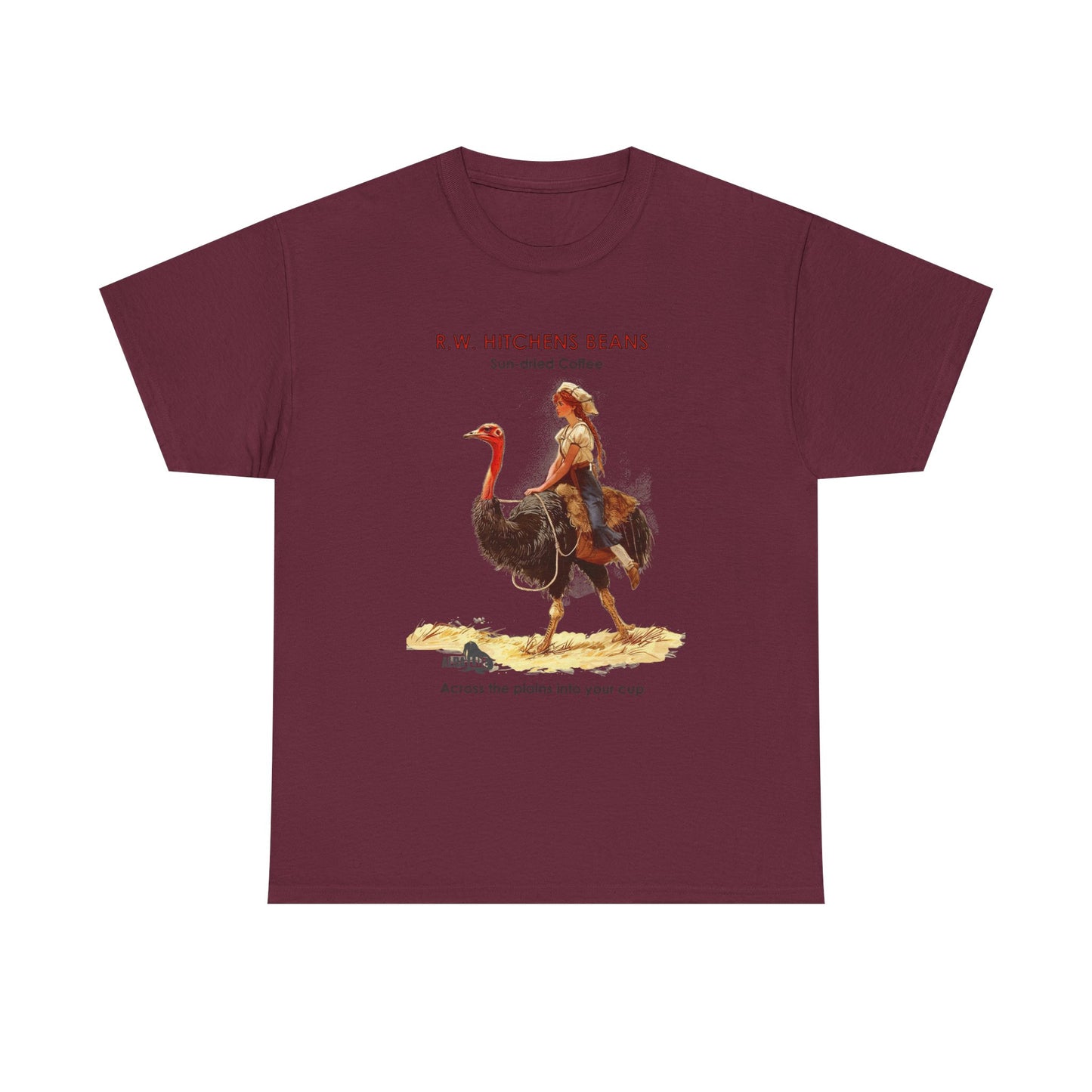 Vintage Ostrich Coffee Ad - T-Shirt
