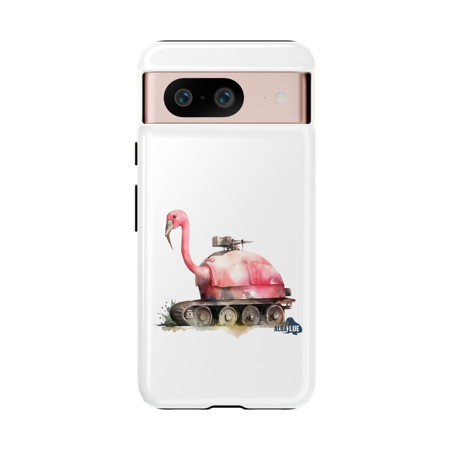 Phone Case — Flamingo Tank Illustration