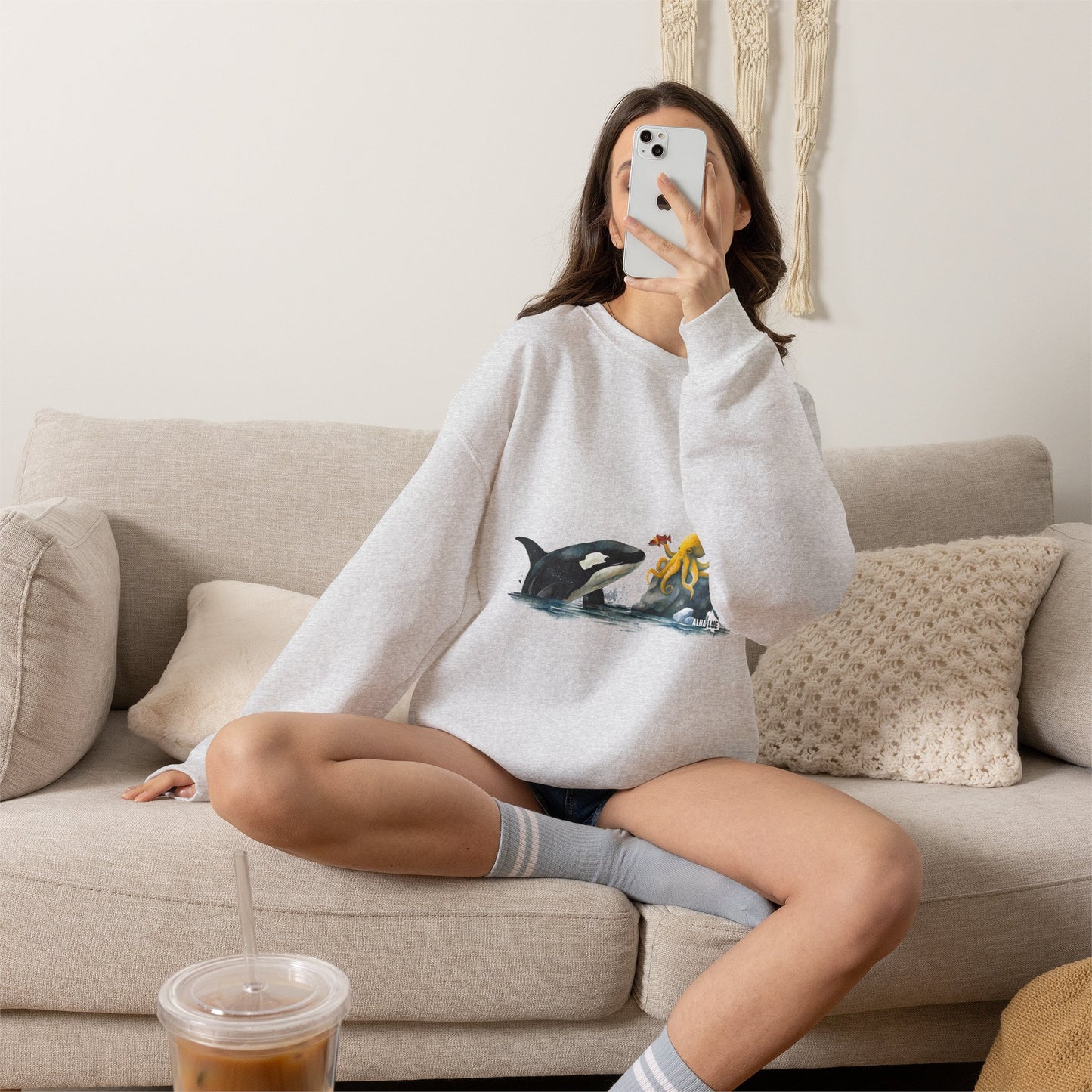 Ocean Wildlife - Crewneck Sweatshirt