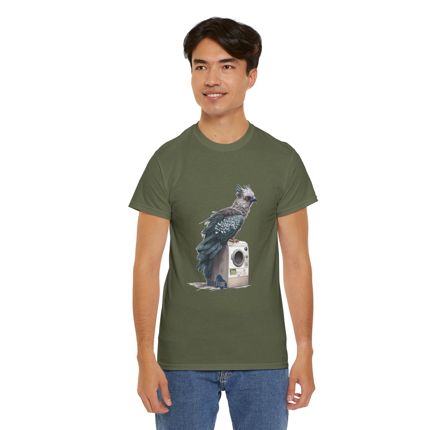 Harpy Eagle Sitting on a Washing Machine  - T-Shirt