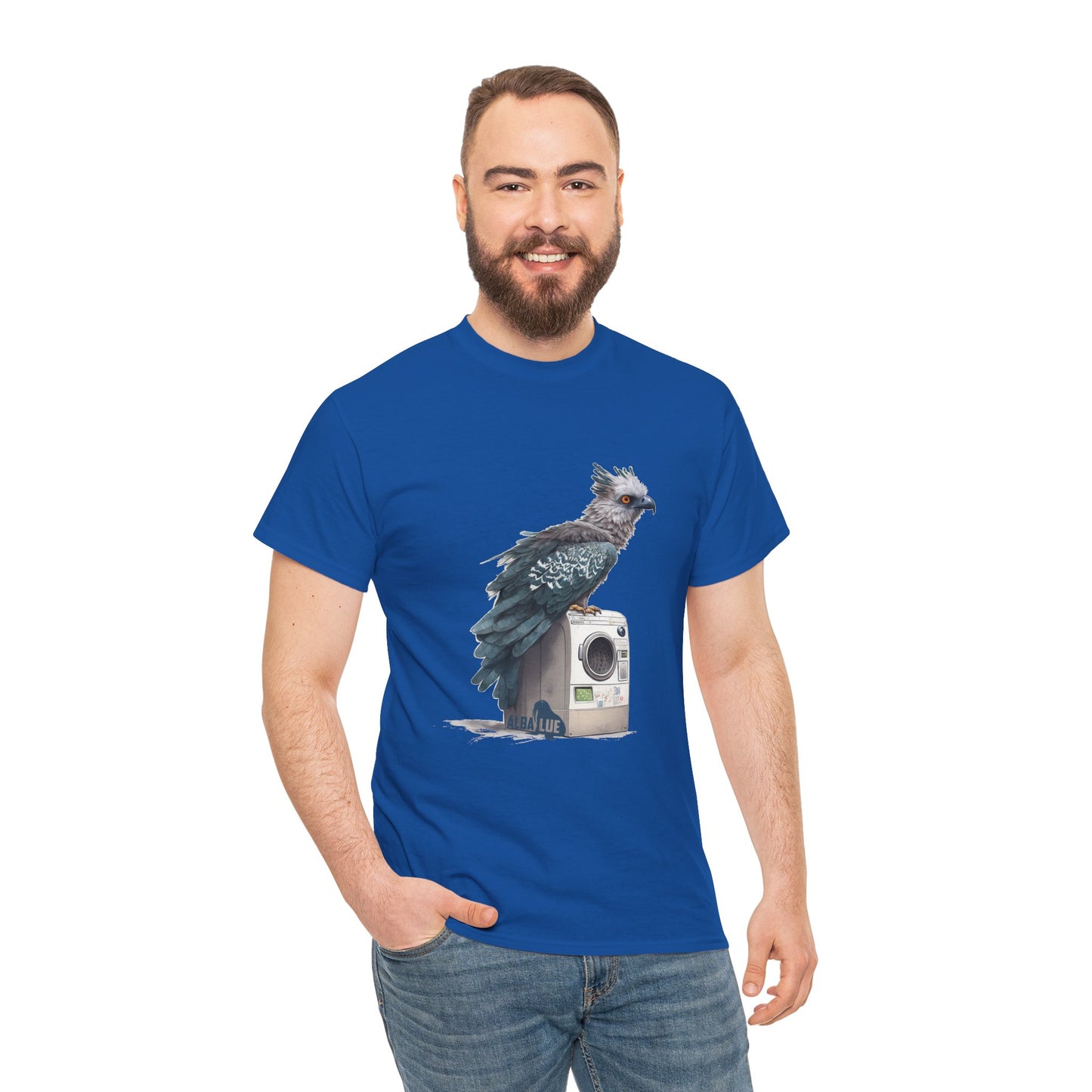 Harpy Eagle Sitting on a Washing Machine  - T-Shirt