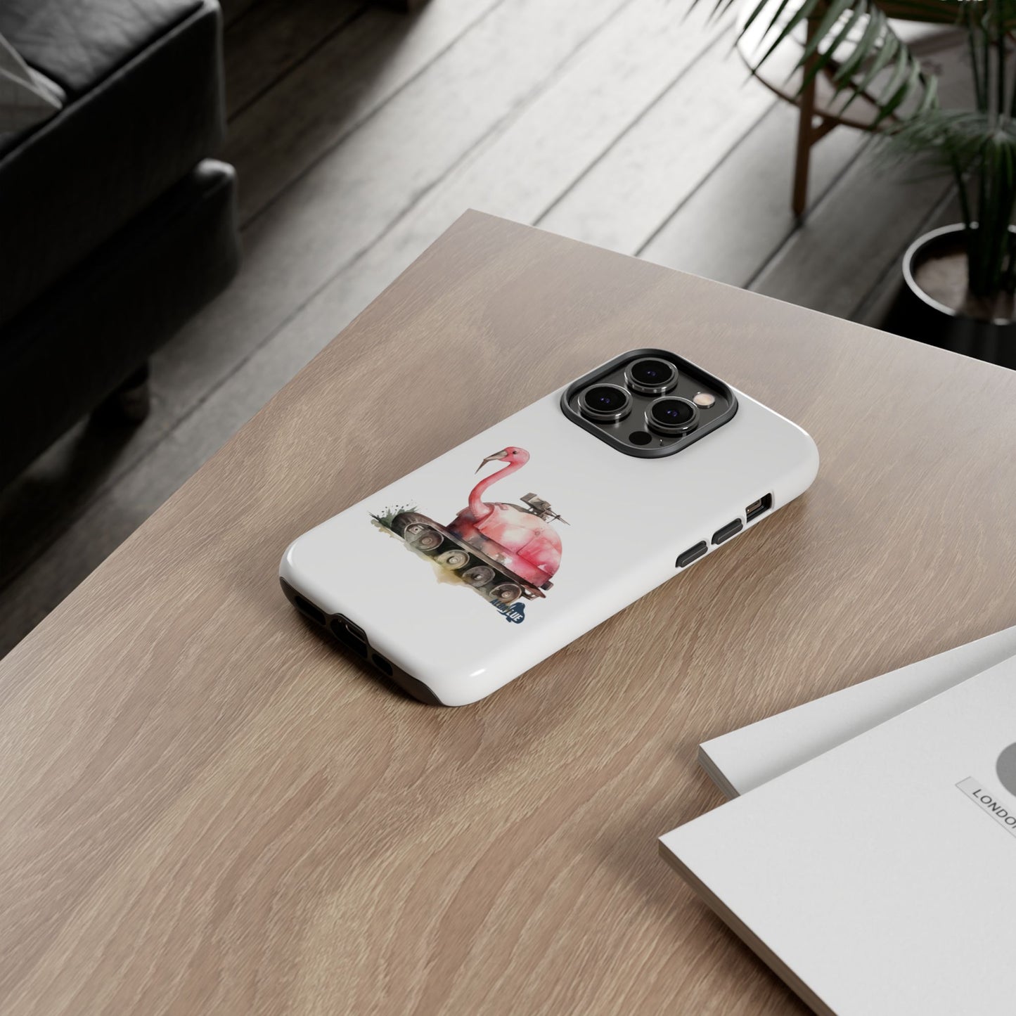 Phone Case — Flamingo Tank Illustration