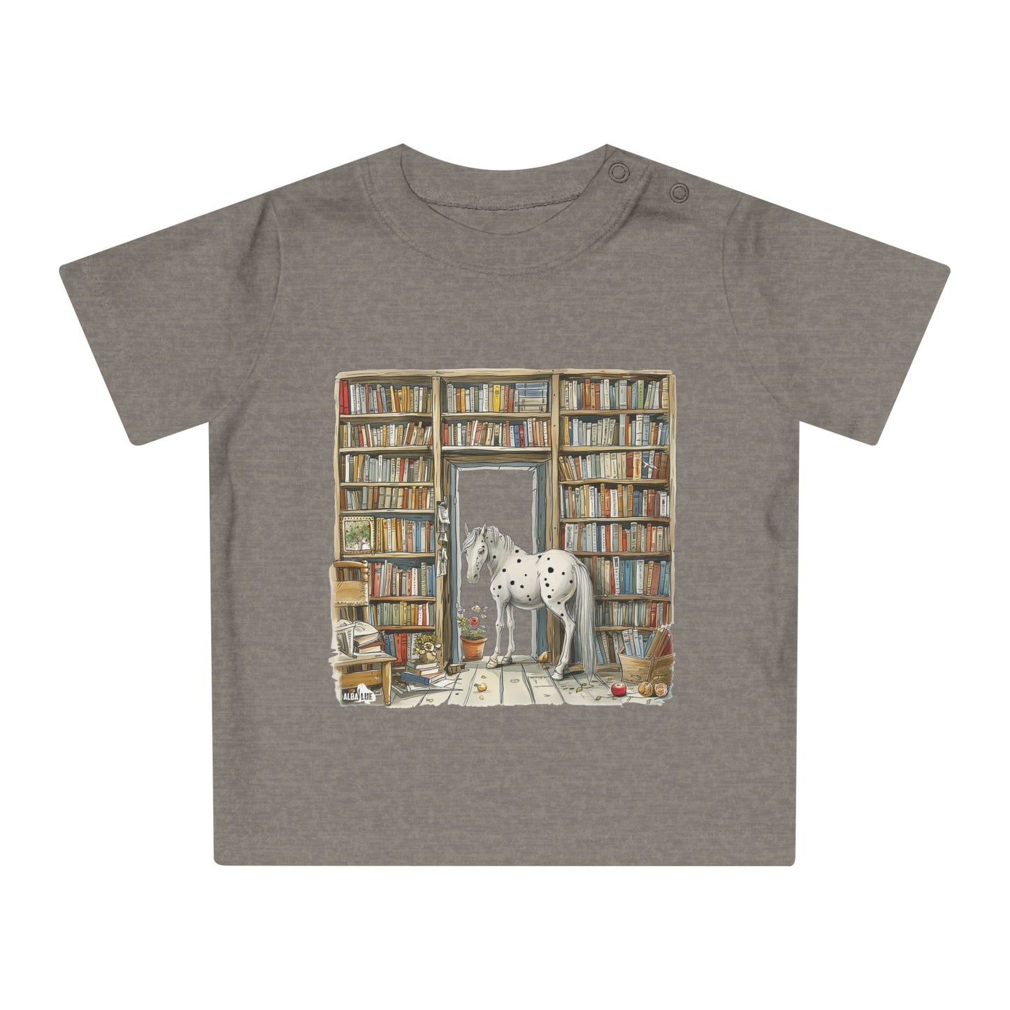Horse in a Library - Toddler T-shirt