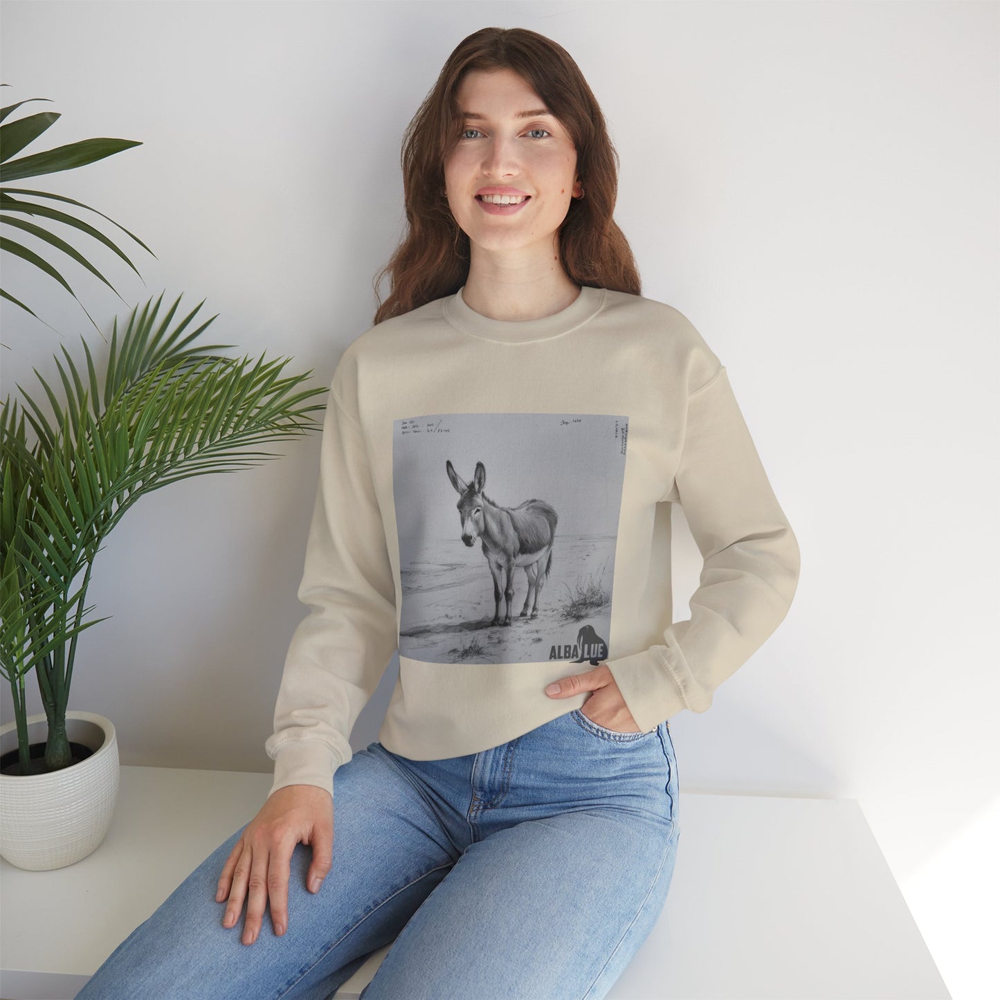 Donkey Lovers design - Crewneck Sweatshirt