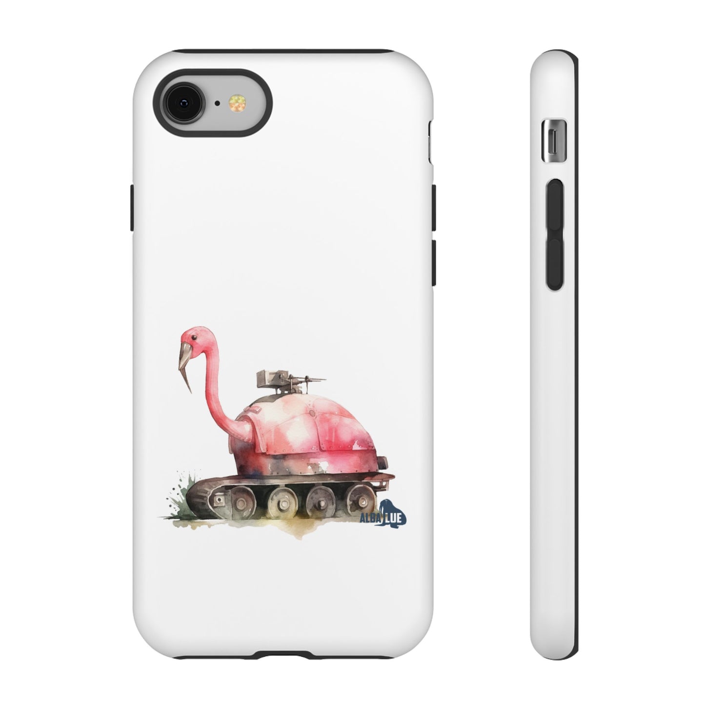 Phone Case — Flamingo Tank Illustration
