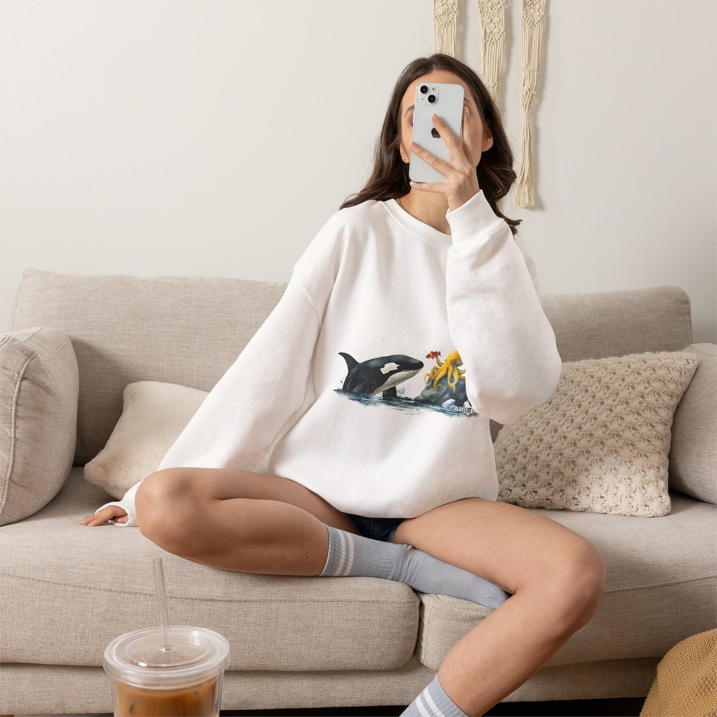 Ocean Wildlife - Crewneck Sweatshirt