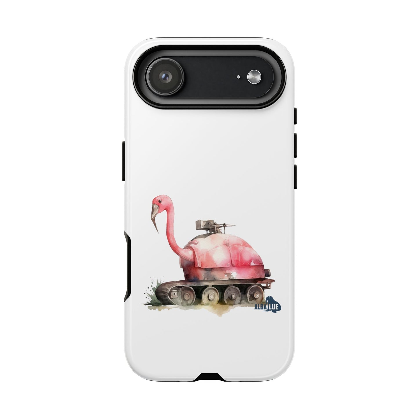 Phone Case — Flamingo Tank Illustration