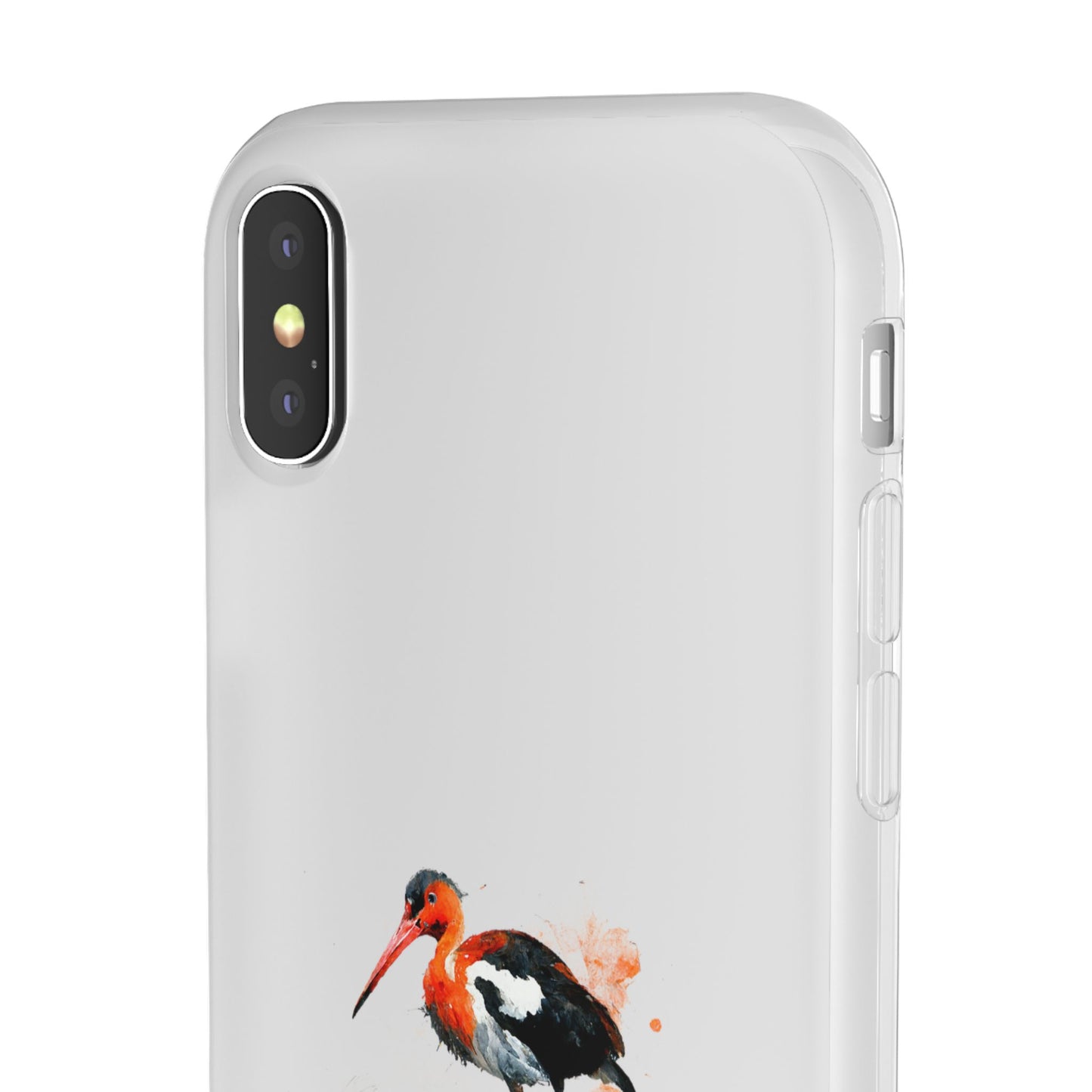 Bird Watercolor Phone Case — Painted Water Bird Flexi Case