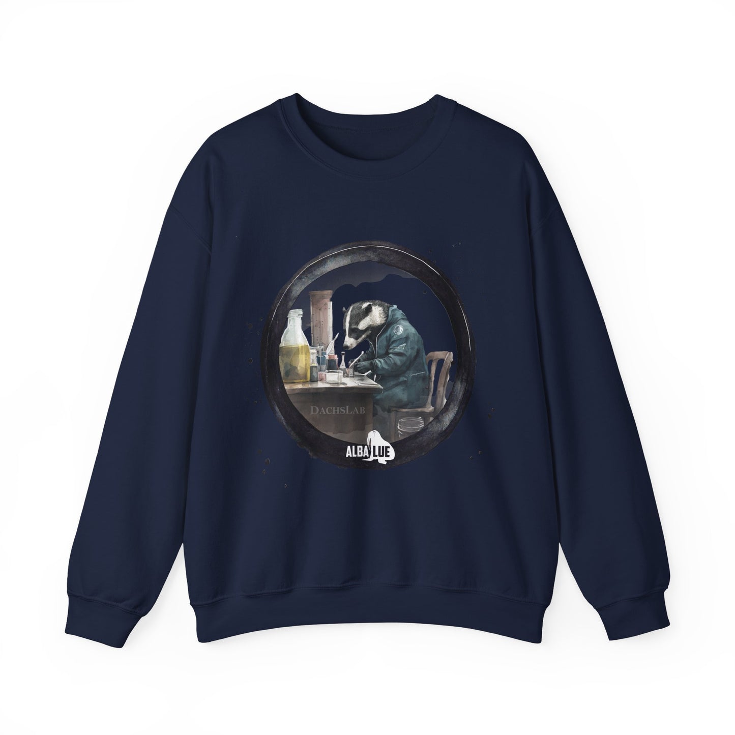 Badger in a Lab - Crewneck Sweatshirt