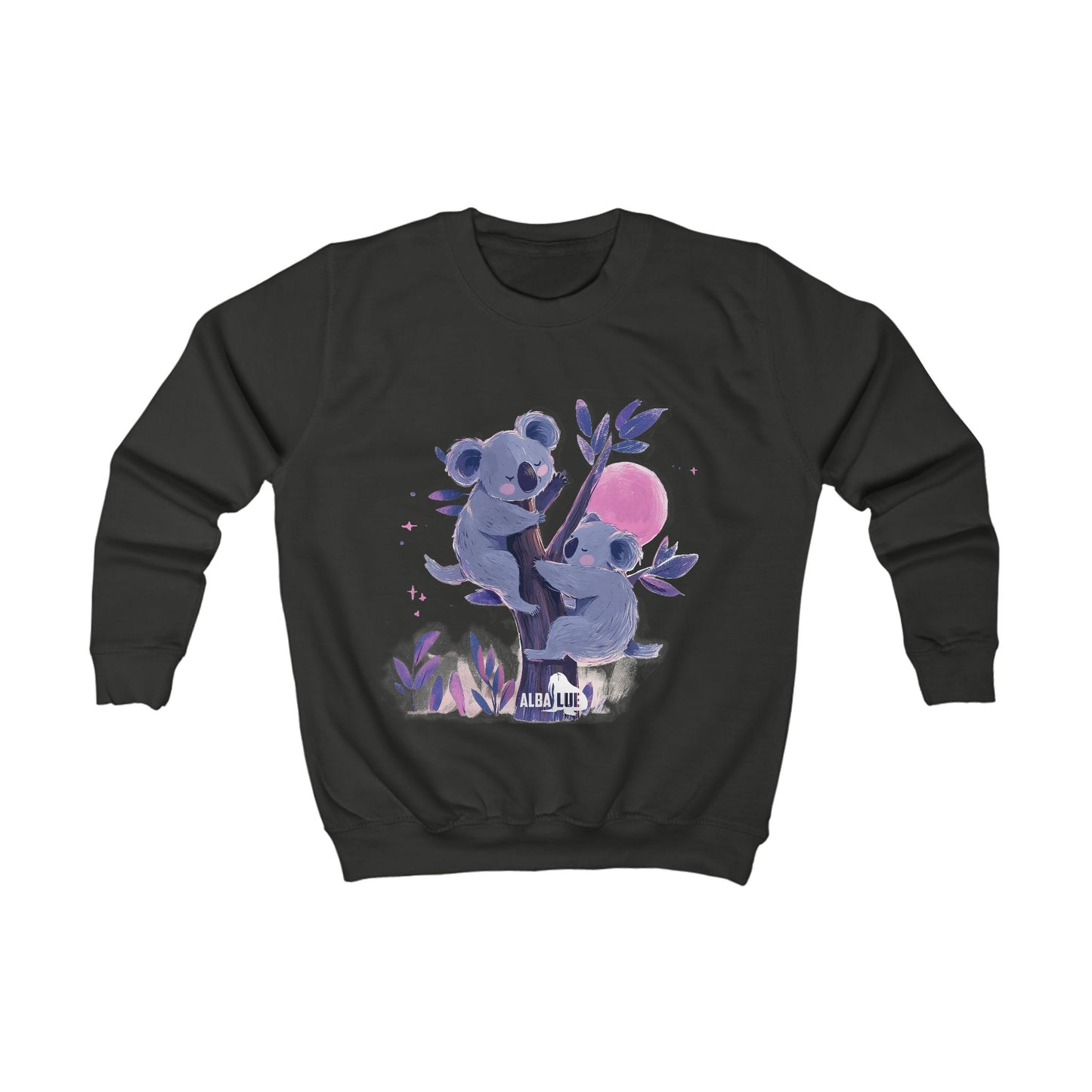 Sleepy Koalas on Full Moon - Kids Sweatshirt