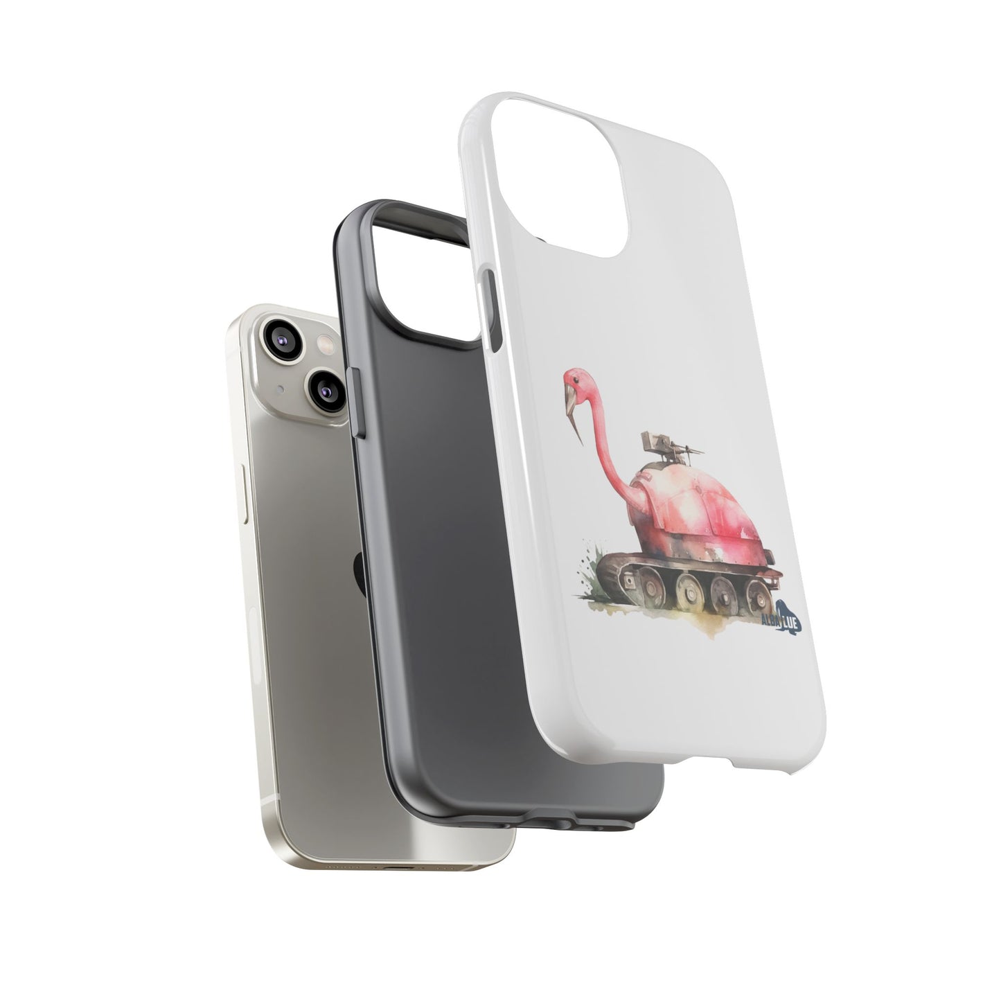 Phone Case — Flamingo Tank Illustration