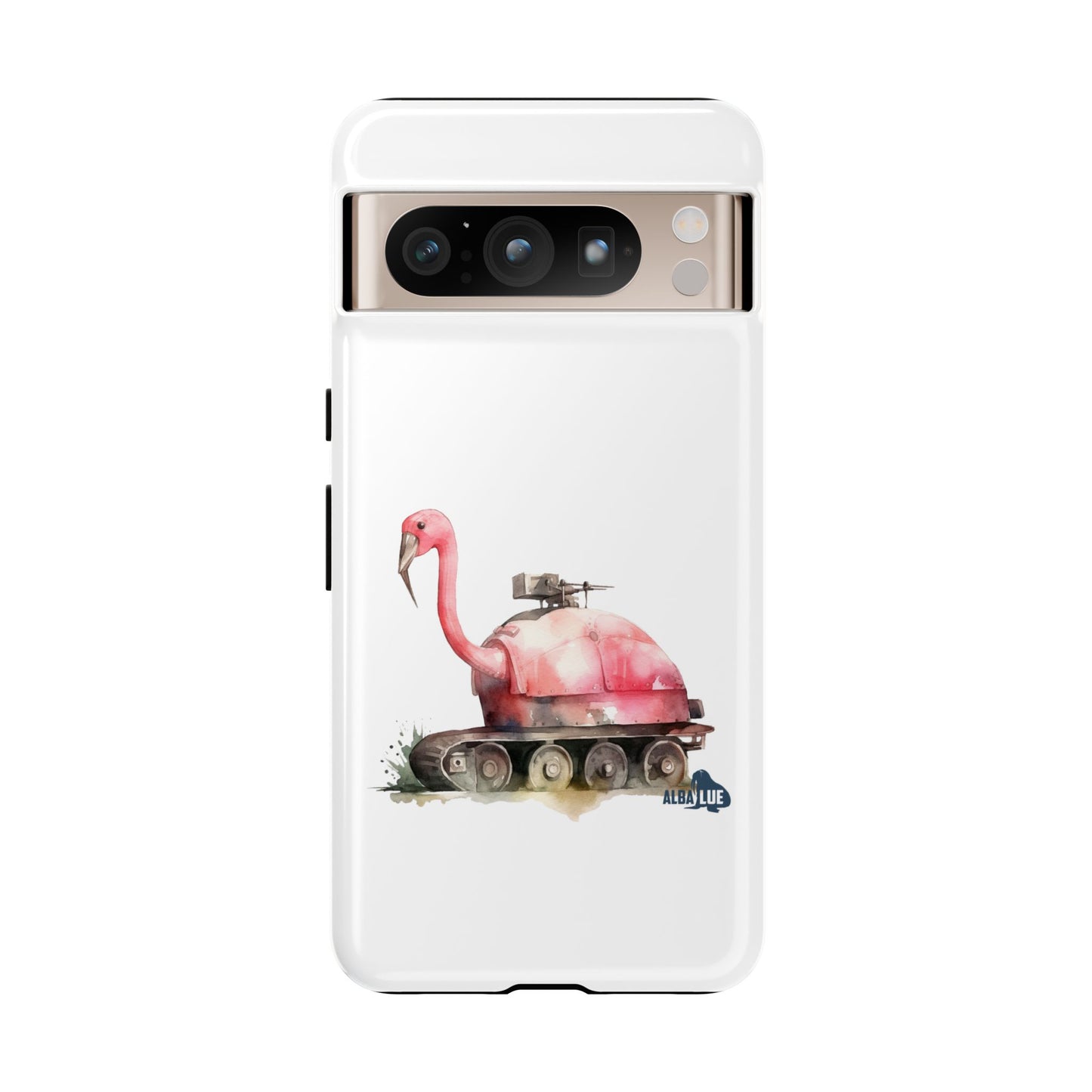 Phone Case — Flamingo Tank Illustration