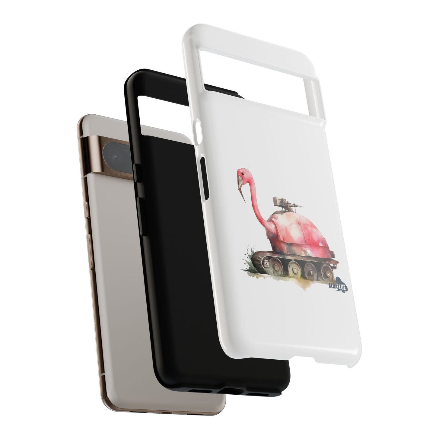 Phone Case — Flamingo Tank Illustration