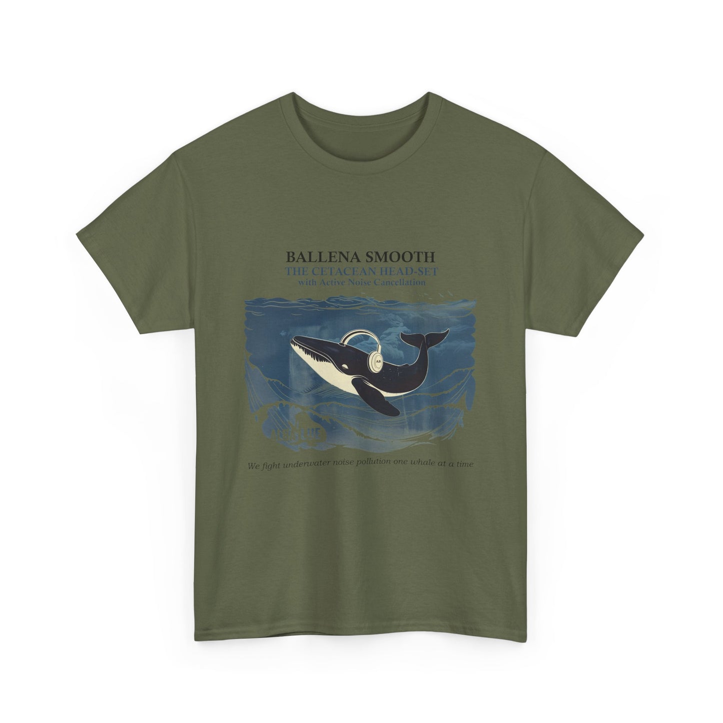 Whale Headphones - T-shirt