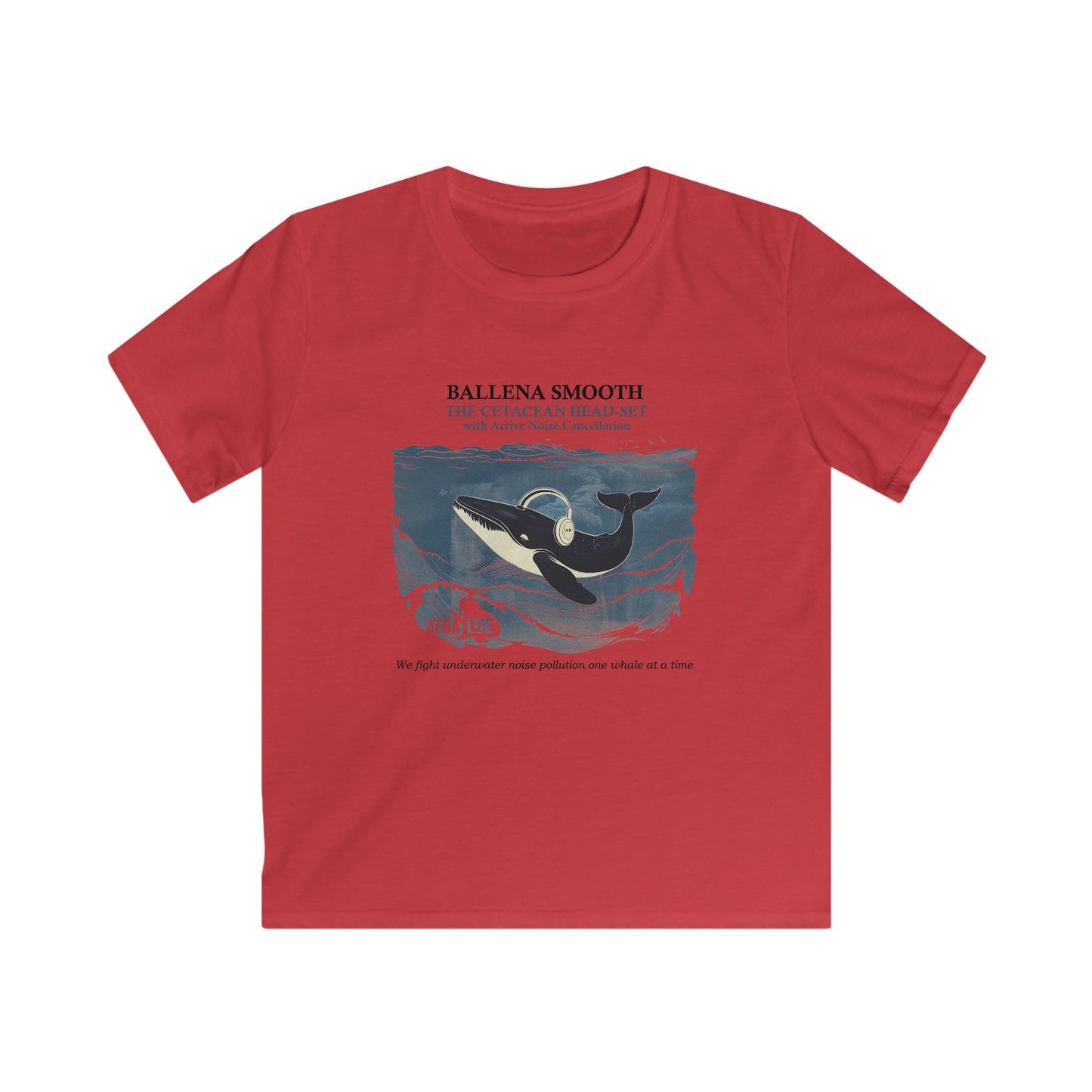 Whale Headphone - kids T-shirt