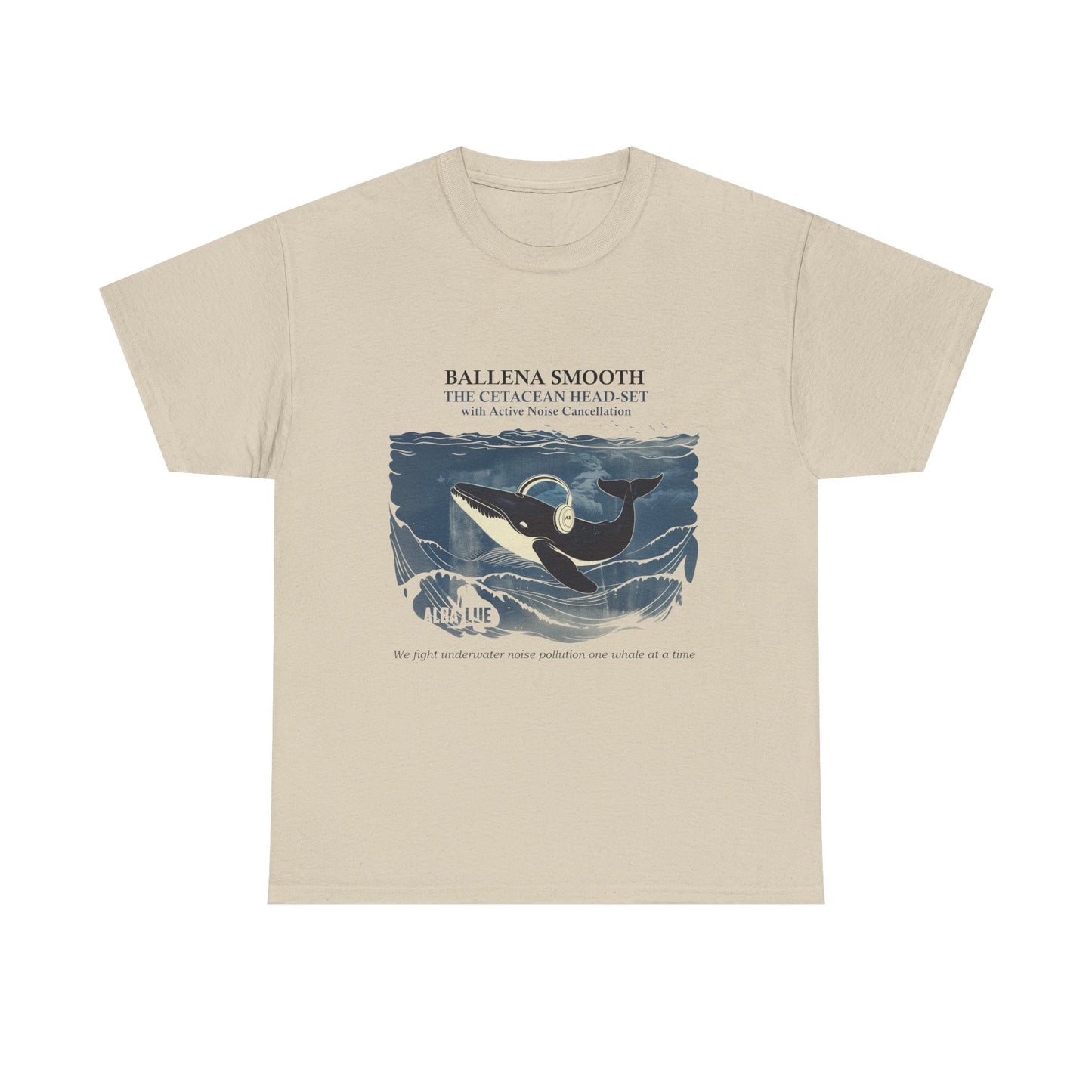 Whale Headphones - T-shirt