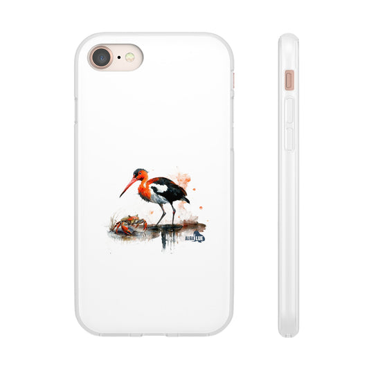 Bird Watercolor Phone Case — Painted Water Bird Flexi Case