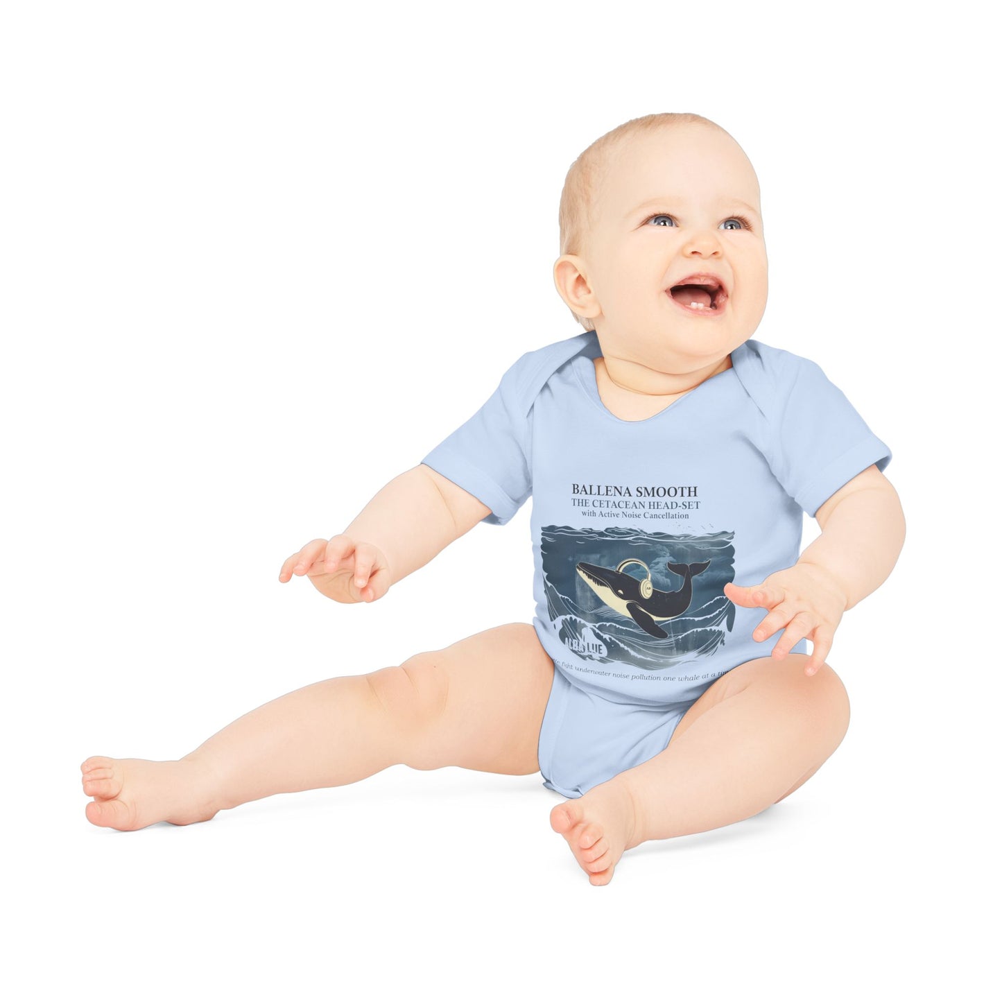 Whale Headphone - Infant Bodysuit Organic