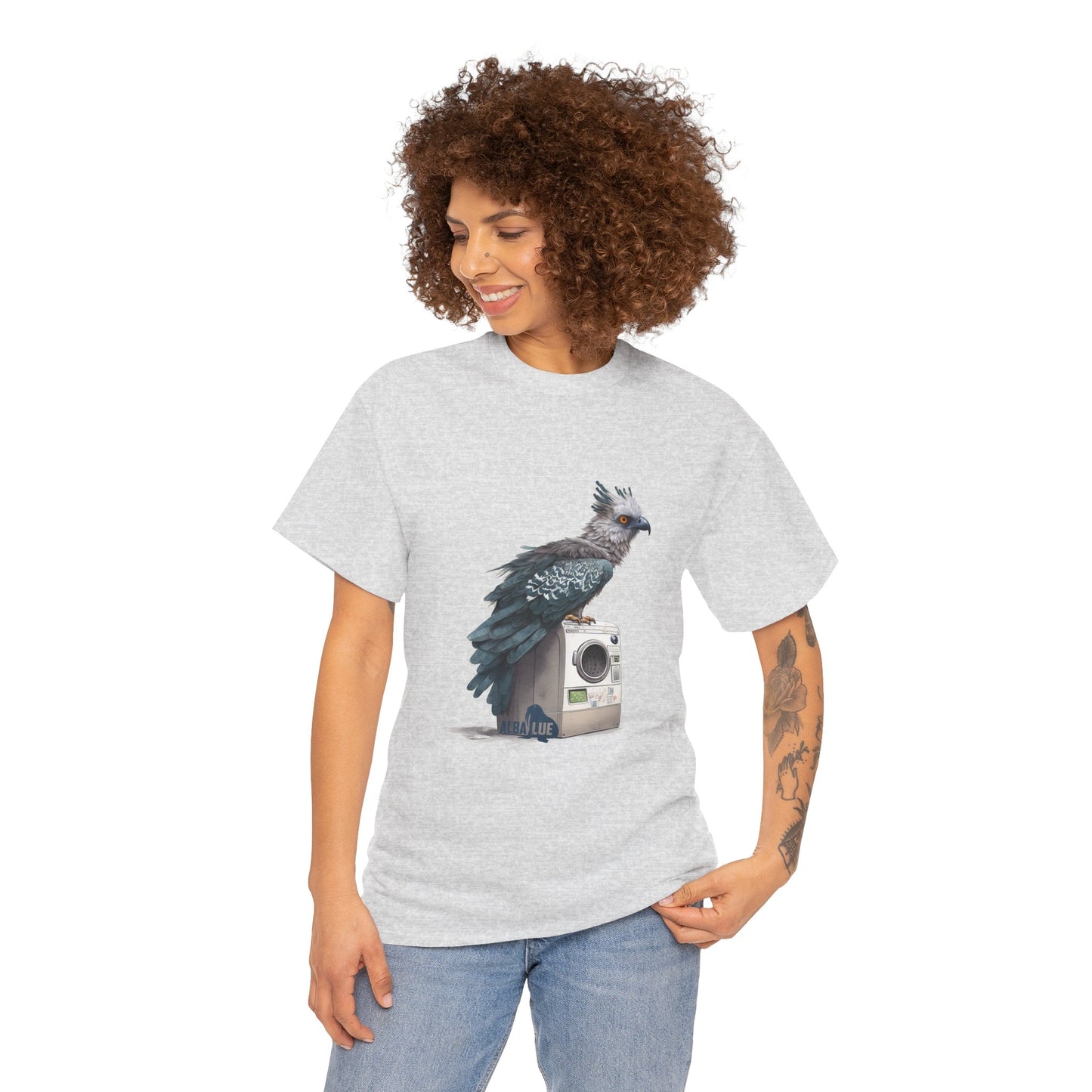 Harpy Eagle Sitting on a Washing Machine  - T-Shirt