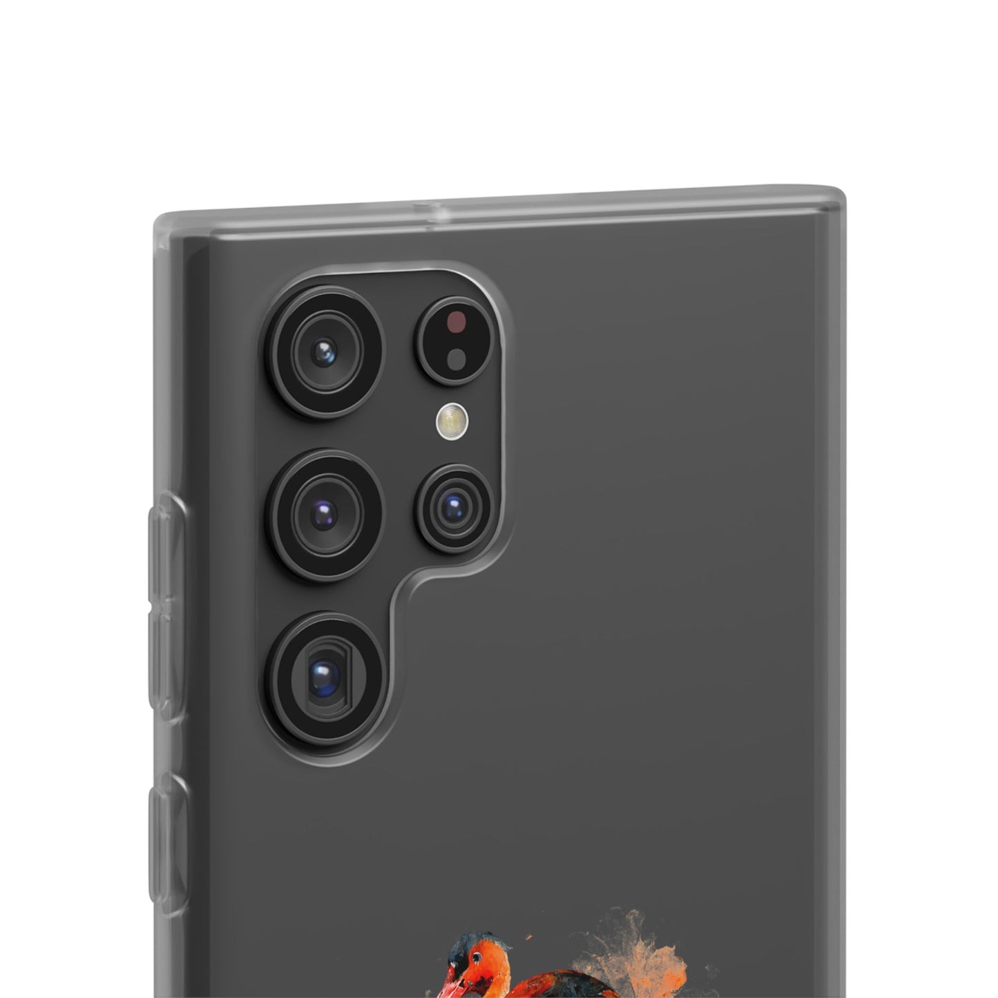 Bird Watercolor Phone Case — Painted Water Bird Flexi Case