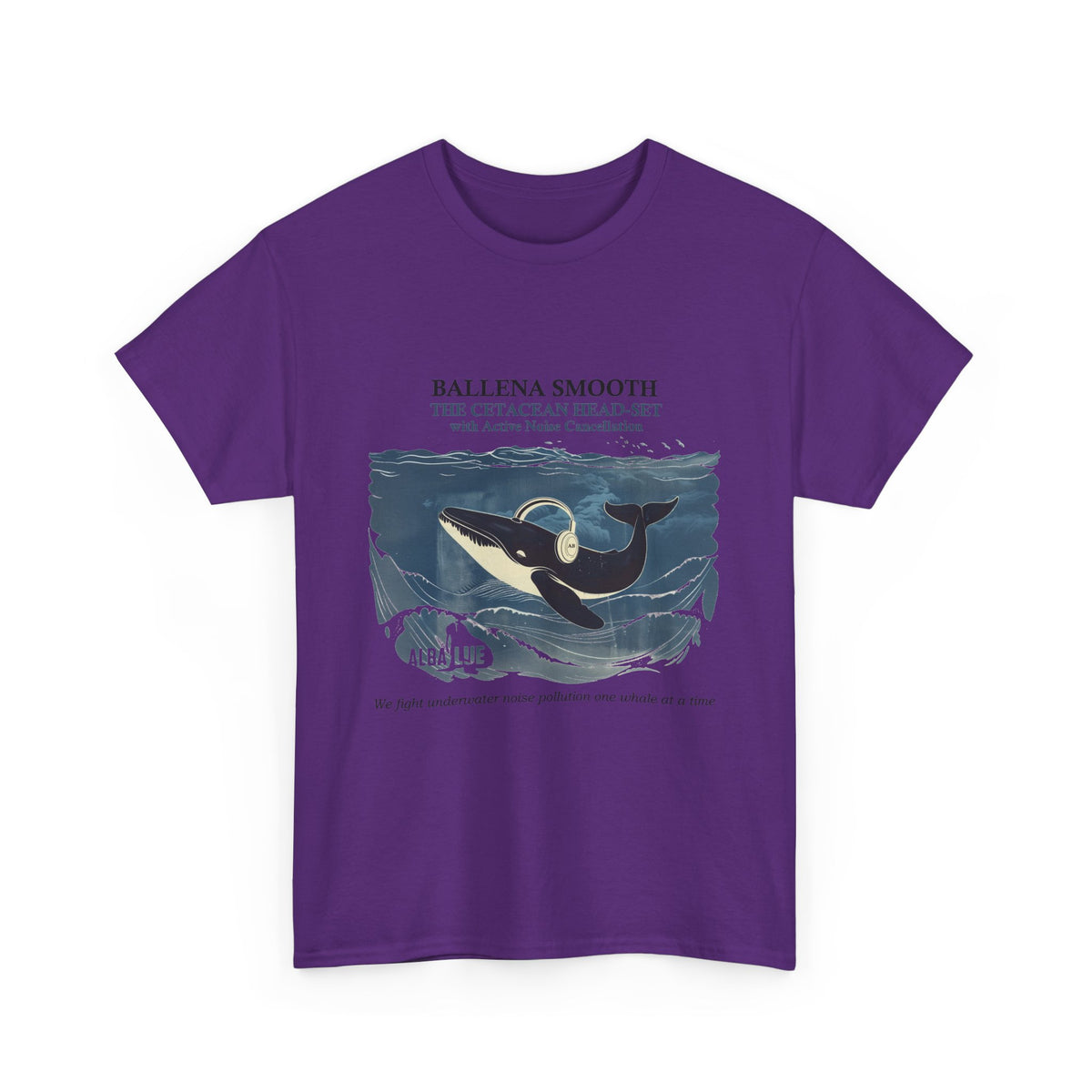 Whale Headphones - T-shirt