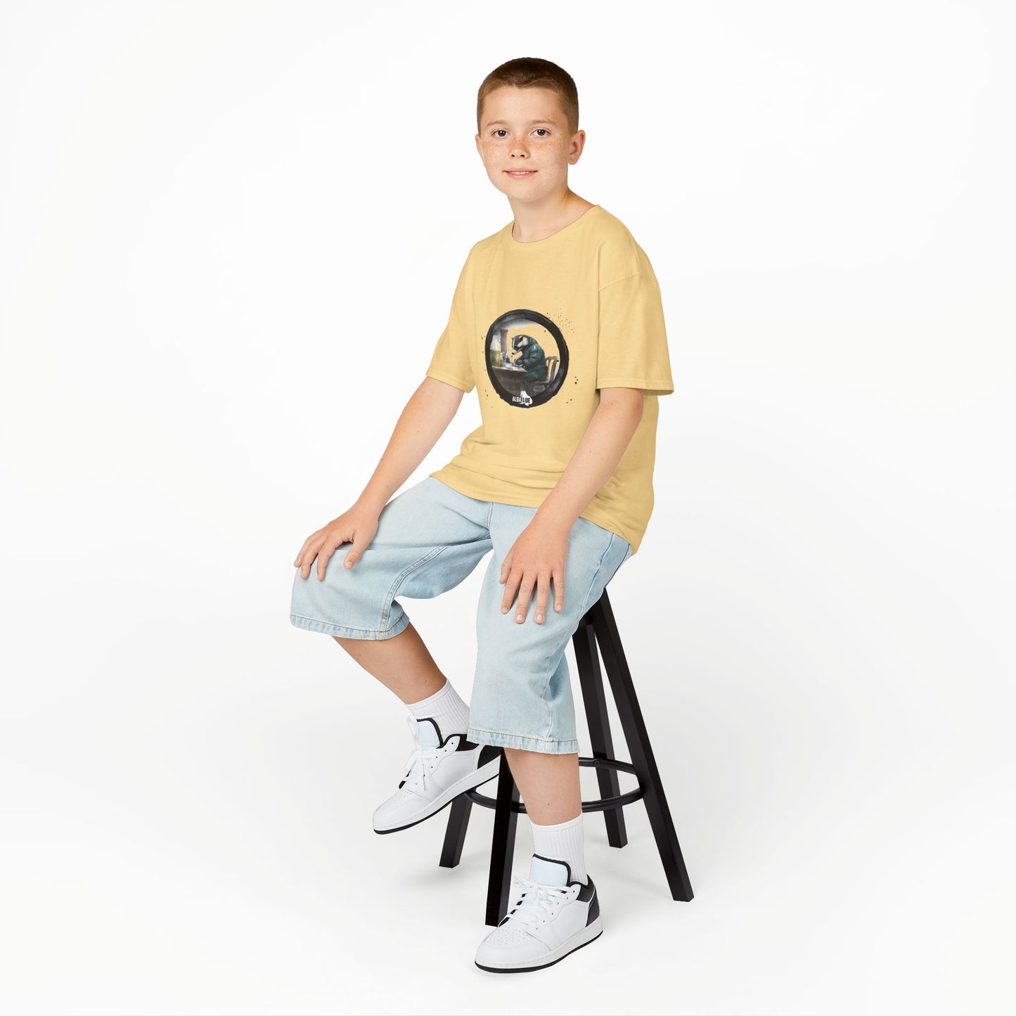 Badger in a Lab — Kids T-shirt