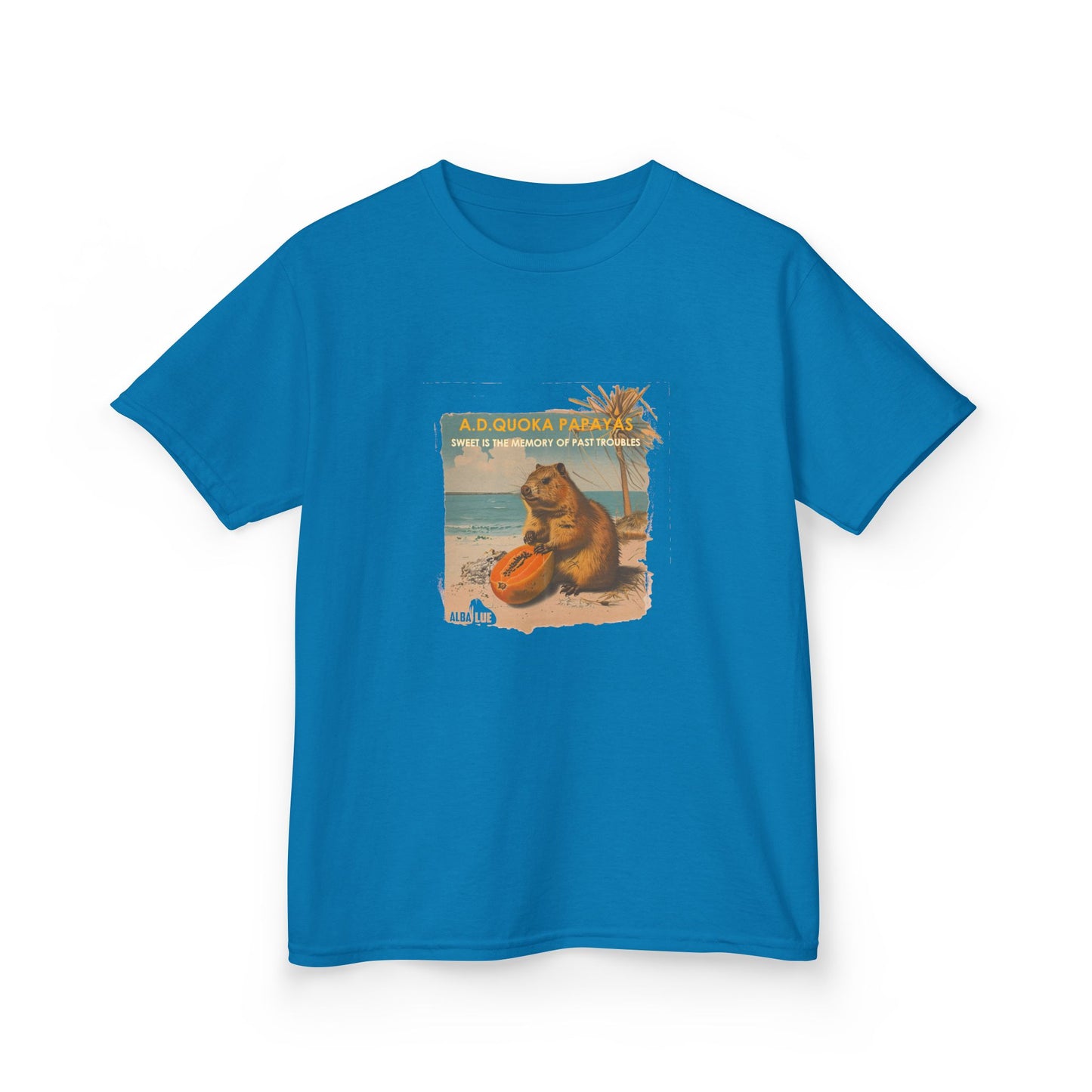 Retro A.D. Quokka Papayas - Kids T-Shirt