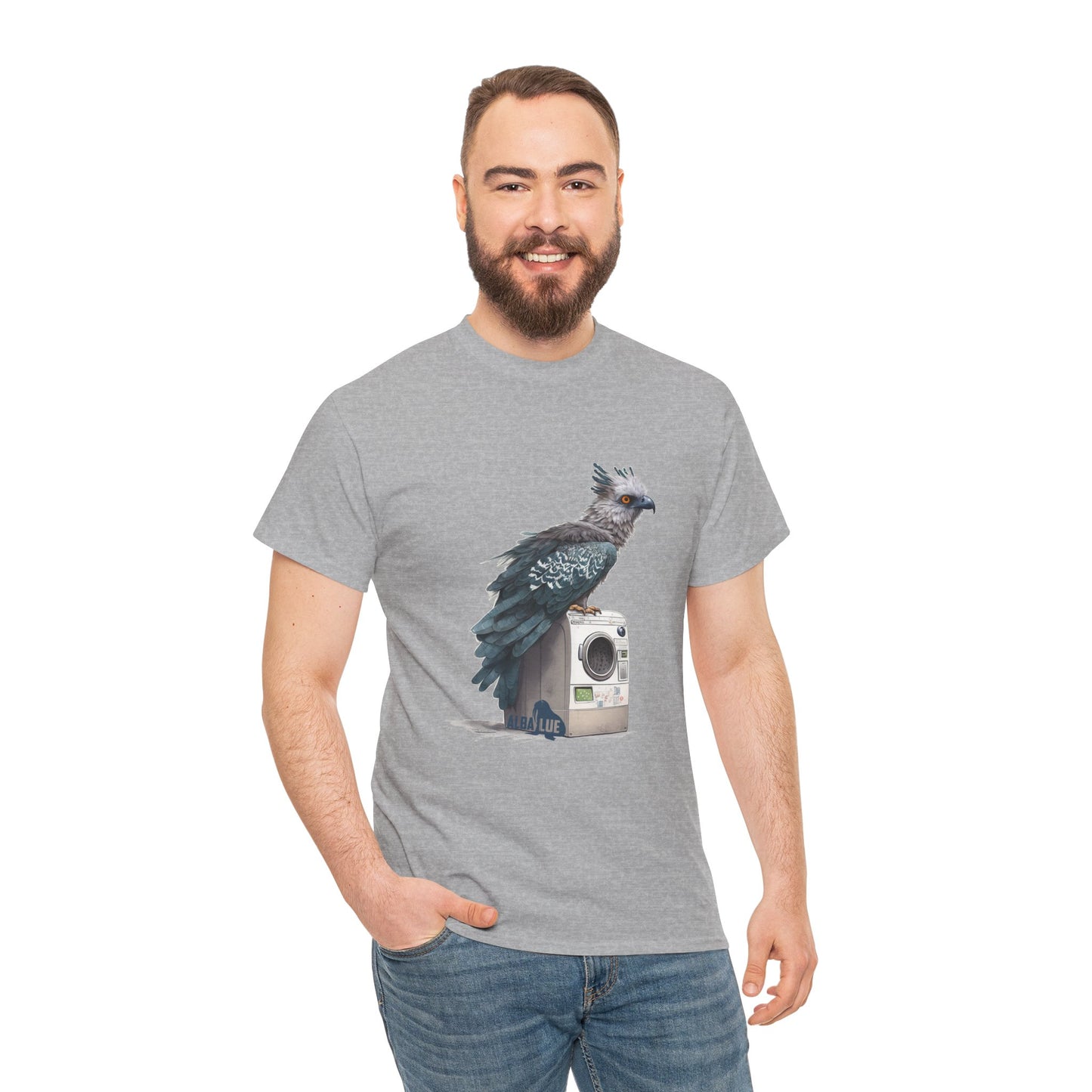 Harpy Eagle Sitting on a Washing Machine  - T-Shirt