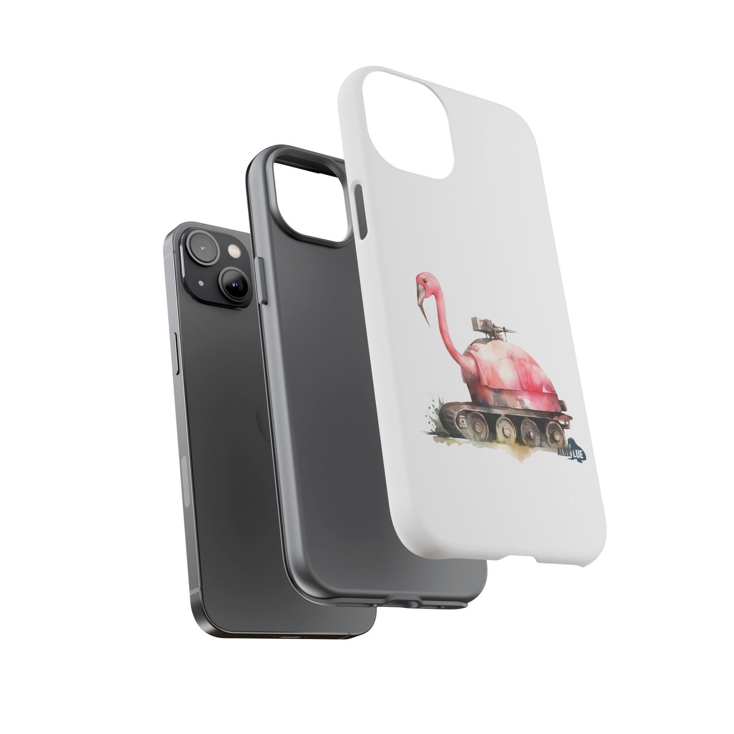 Phone Case — Flamingo Tank Illustration