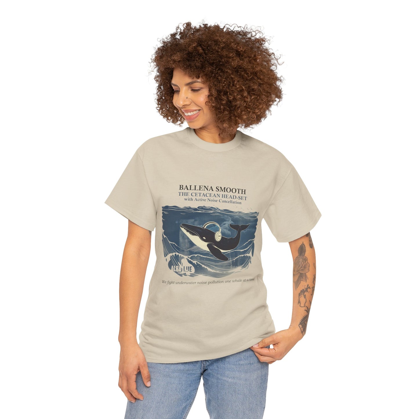Whale Headphones - T-shirt
