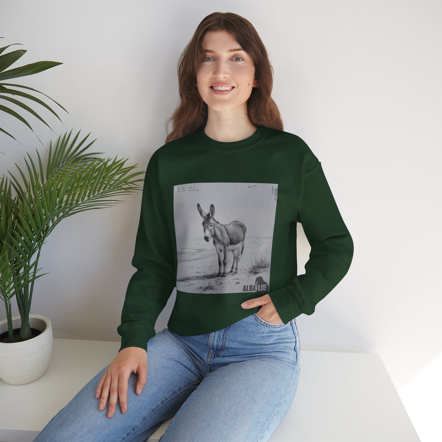 Donkey Lovers design - Crewneck Sweatshirt