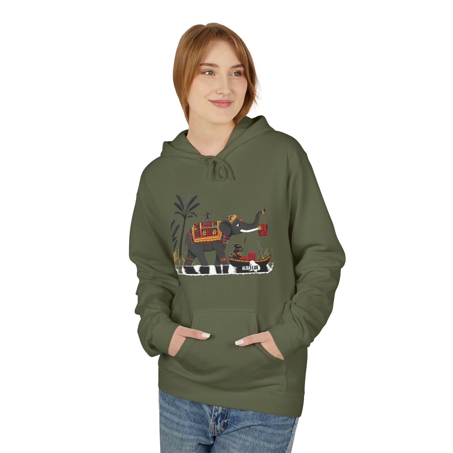 Jungle Logistic - hooded sweatshirt