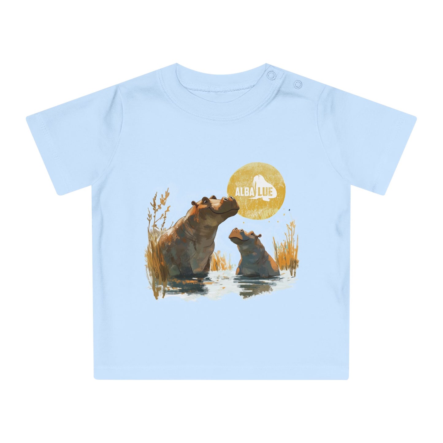 Two Hippos in Water - Toddler T-shirt
