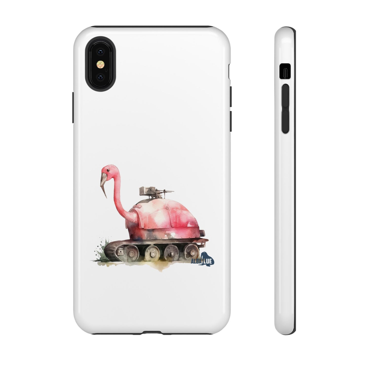 Phone Case — Flamingo Tank Illustration