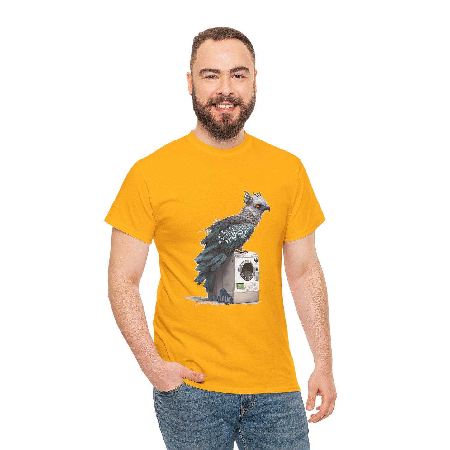 Harpy Eagle Sitting on a Washing Machine  - T-Shirt