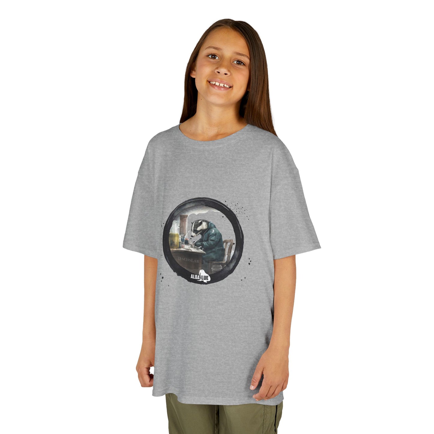 Badger in a Lab — Kids T-shirt