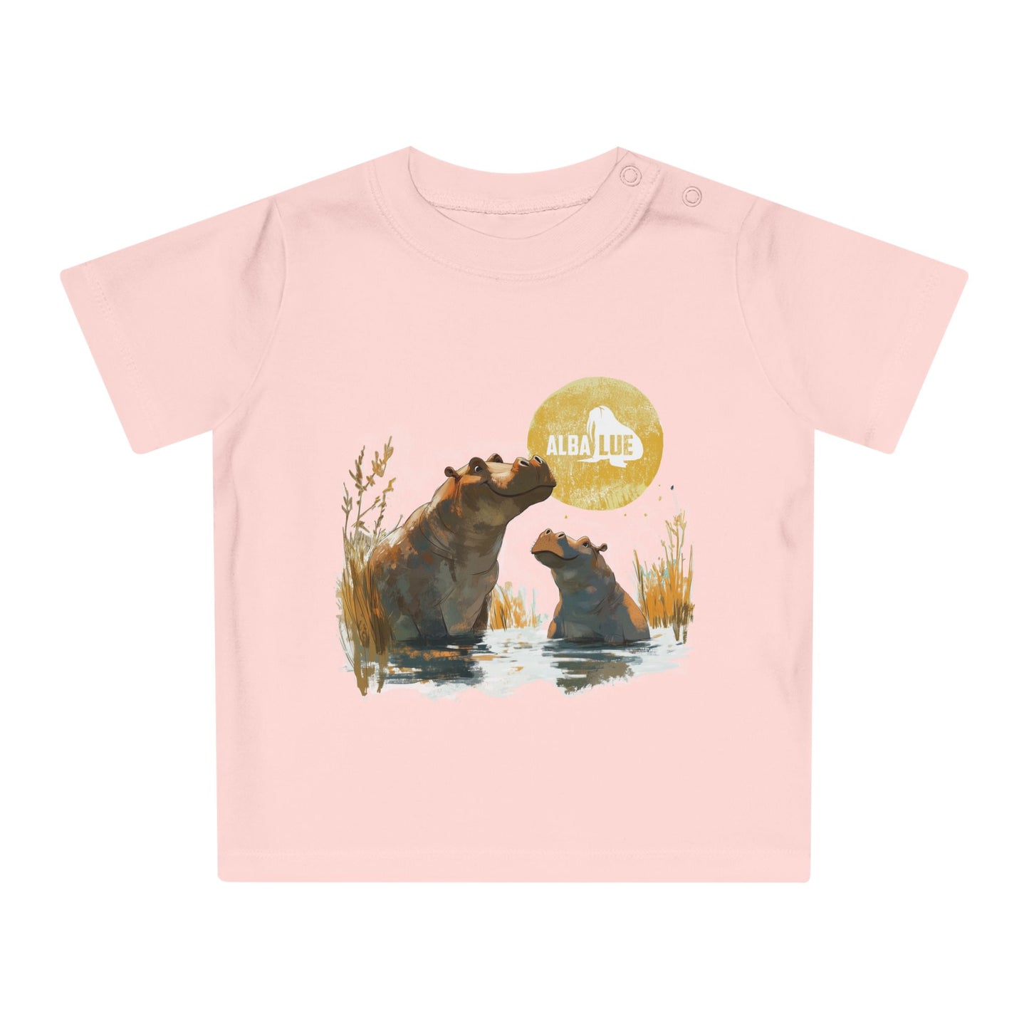 Two Hippos in Water - Toddler T-shirt