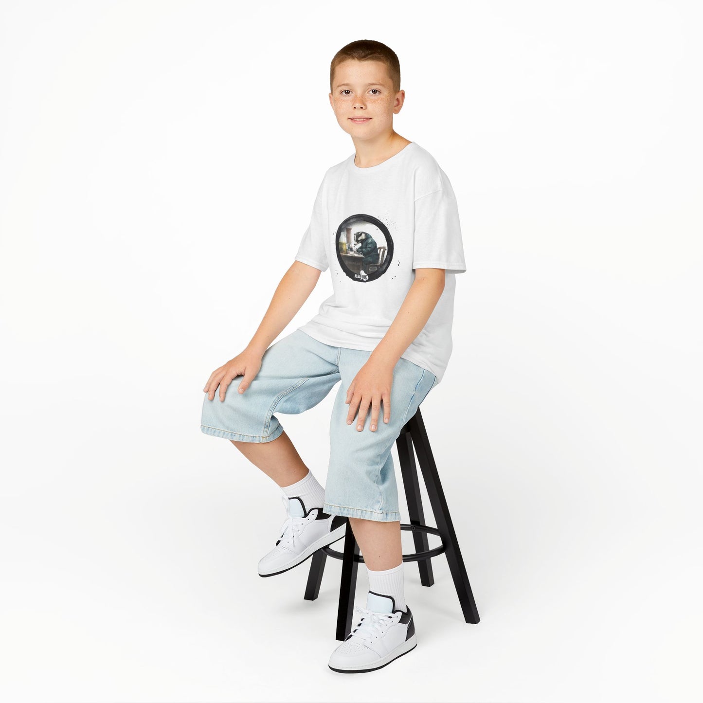 Badger in a Lab — Kids T-shirt