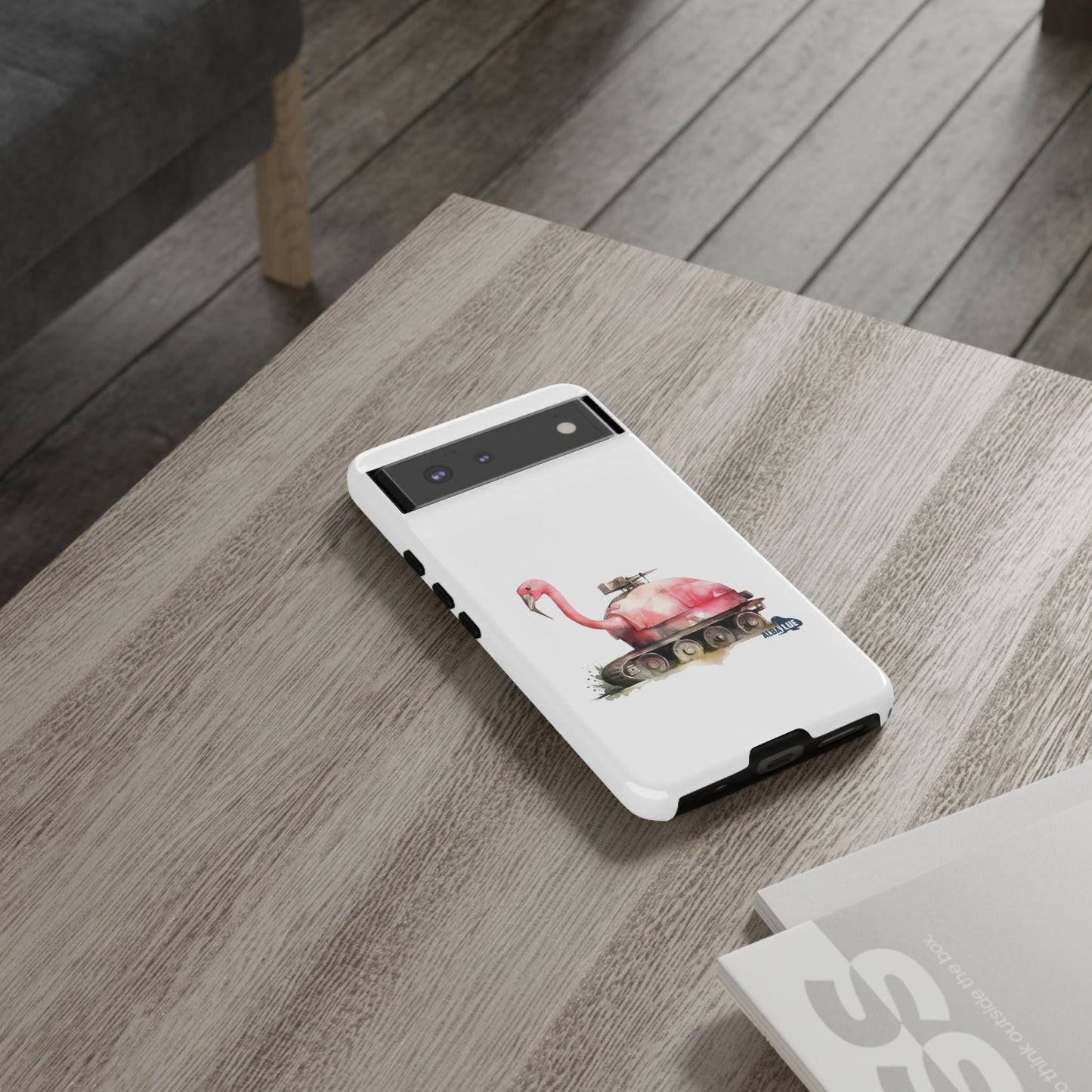 Phone Case — Flamingo Tank Illustration