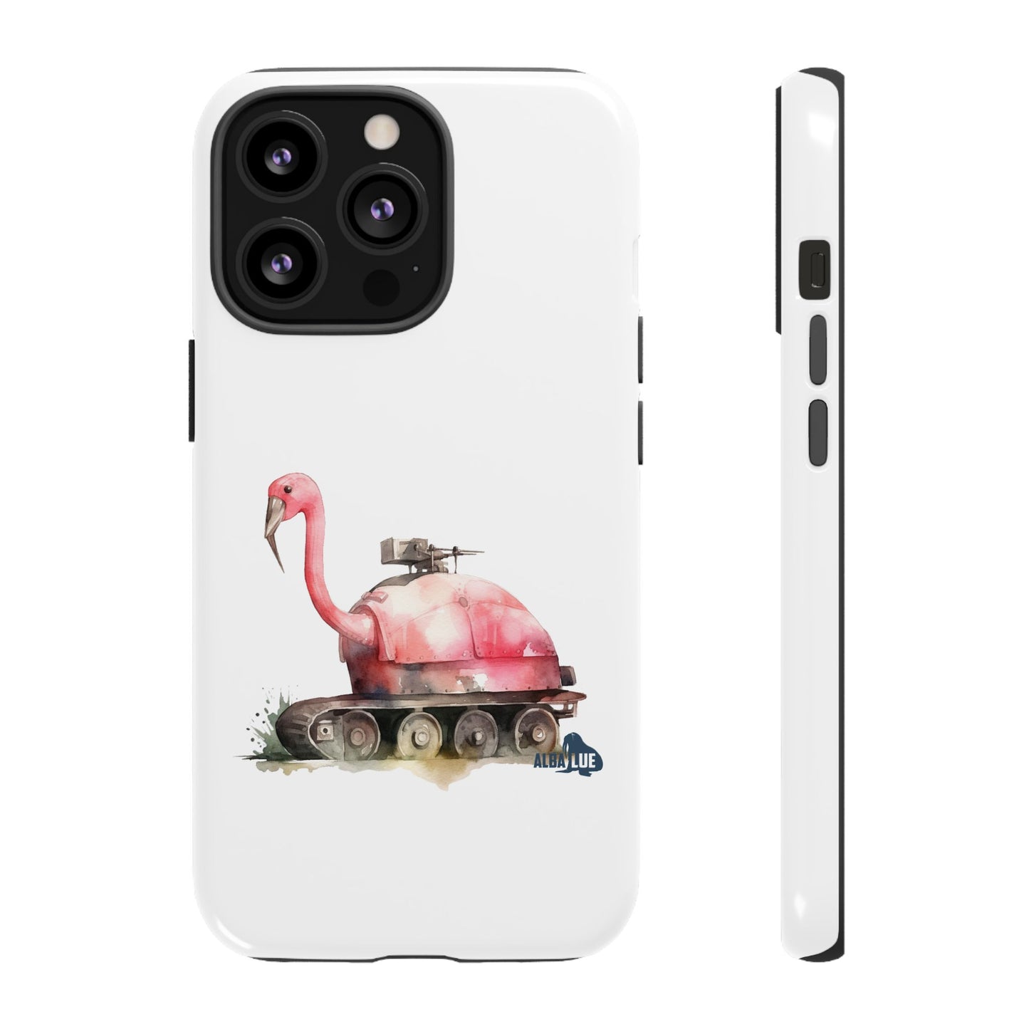 Phone Case — Flamingo Tank Illustration